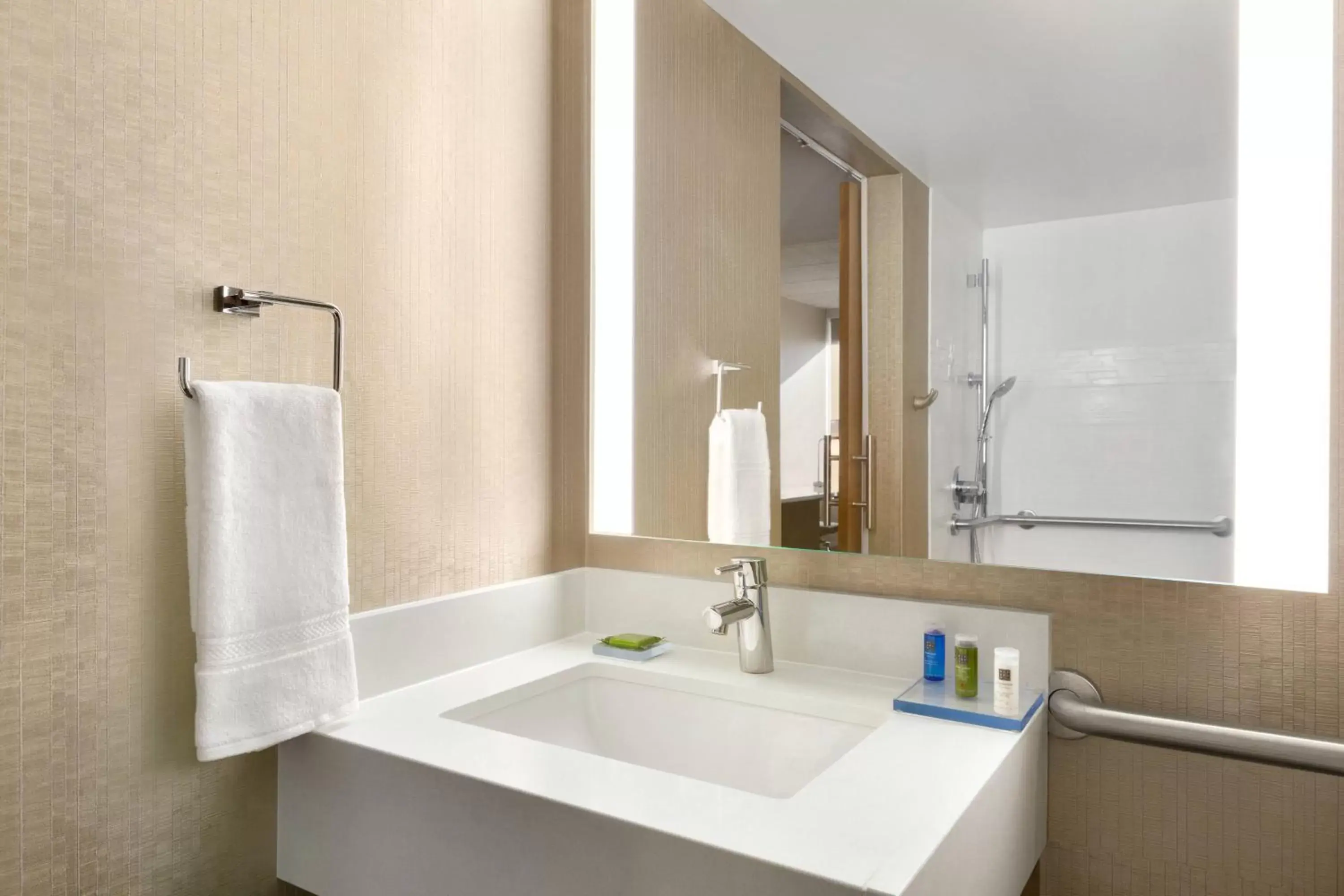 Bathroom in Delta Hotels by Marriott Detroit Metro Airport