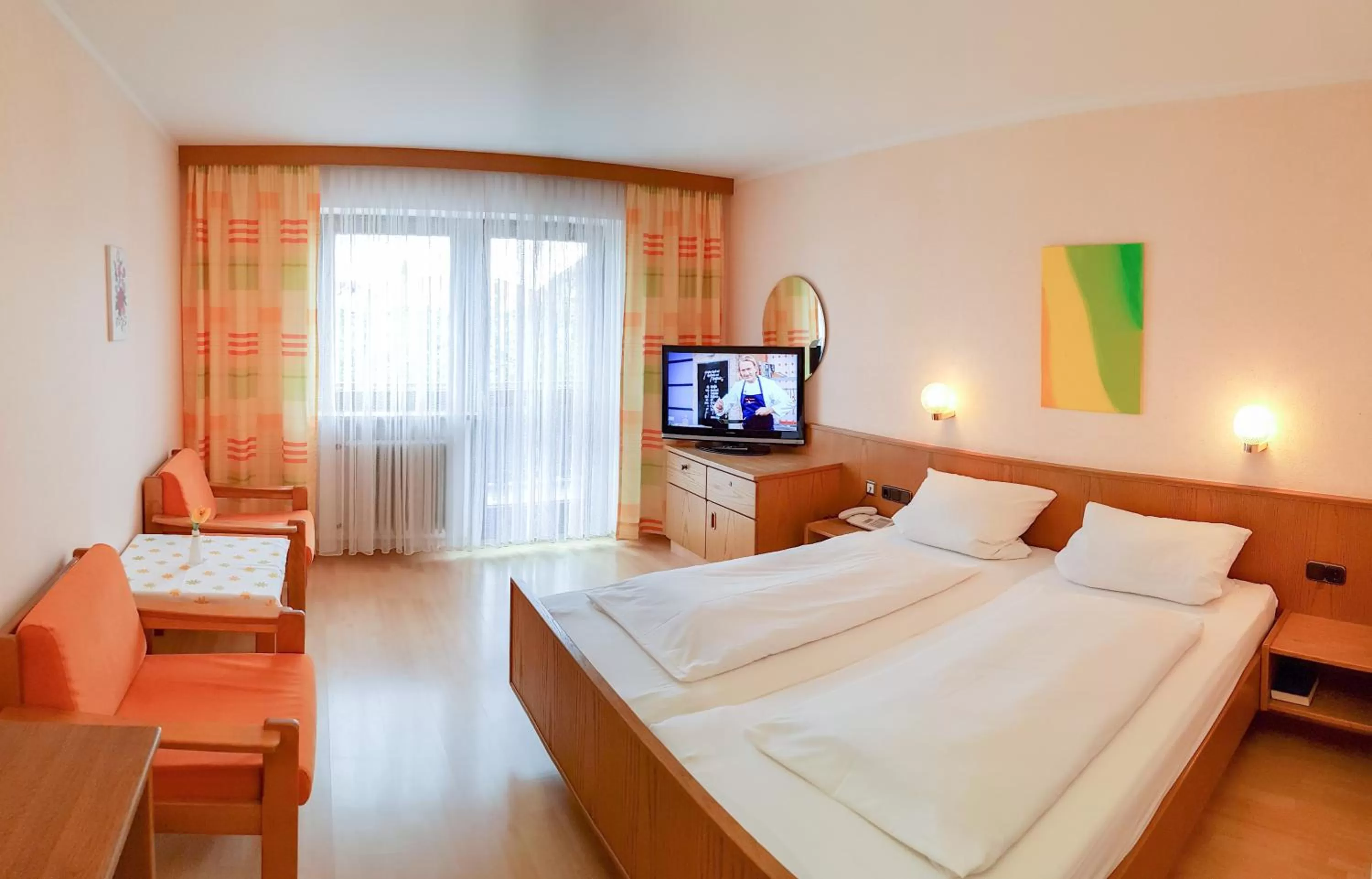 Photo of the whole room, Bed in Kurhotel Anders