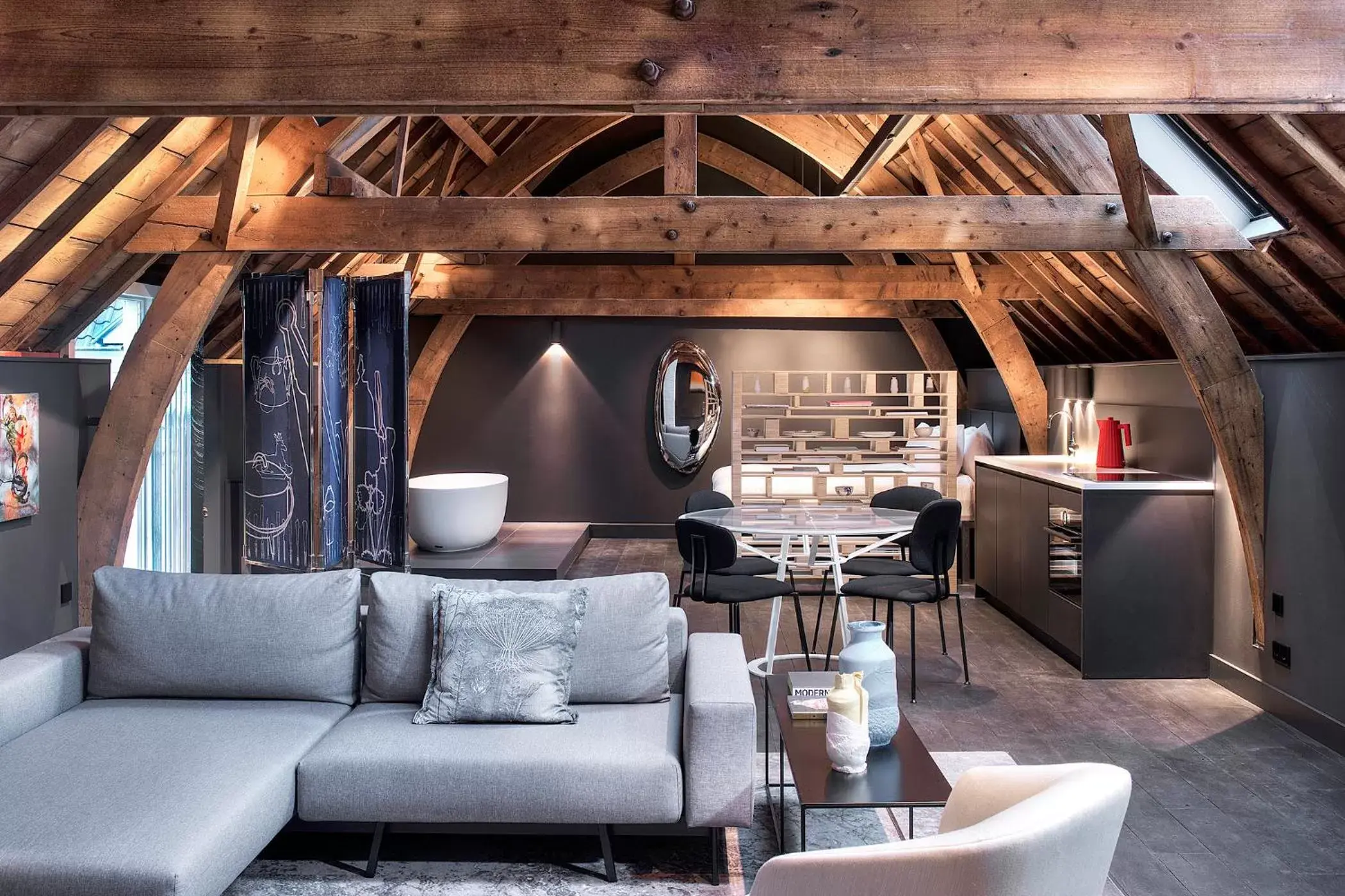 Living room, Lounge/Bar in Kazerne - Member of Design Hotels