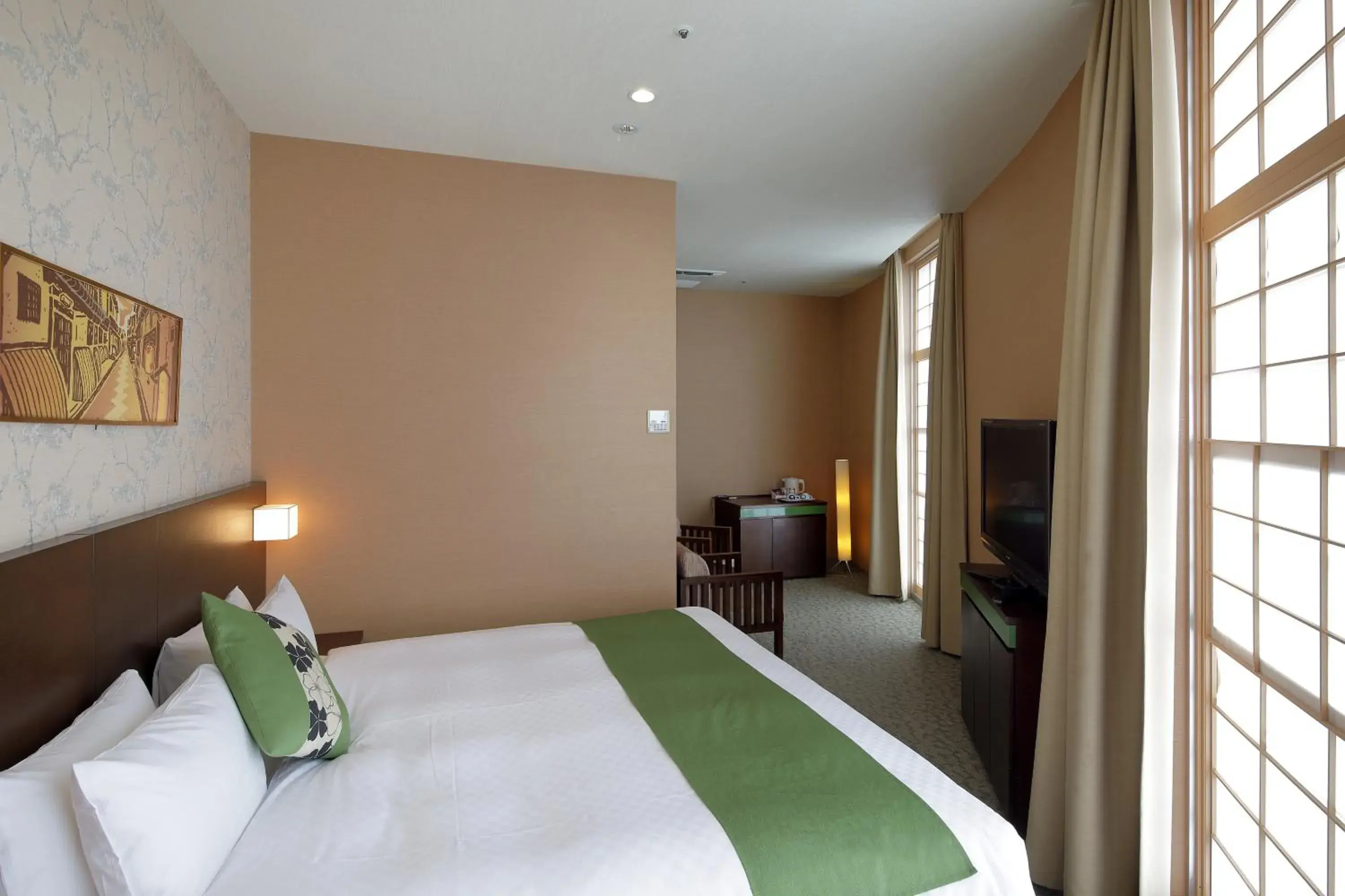 Photo of the whole room, Bed in Hotel Vista Premio Kyoto Kawaramachi St