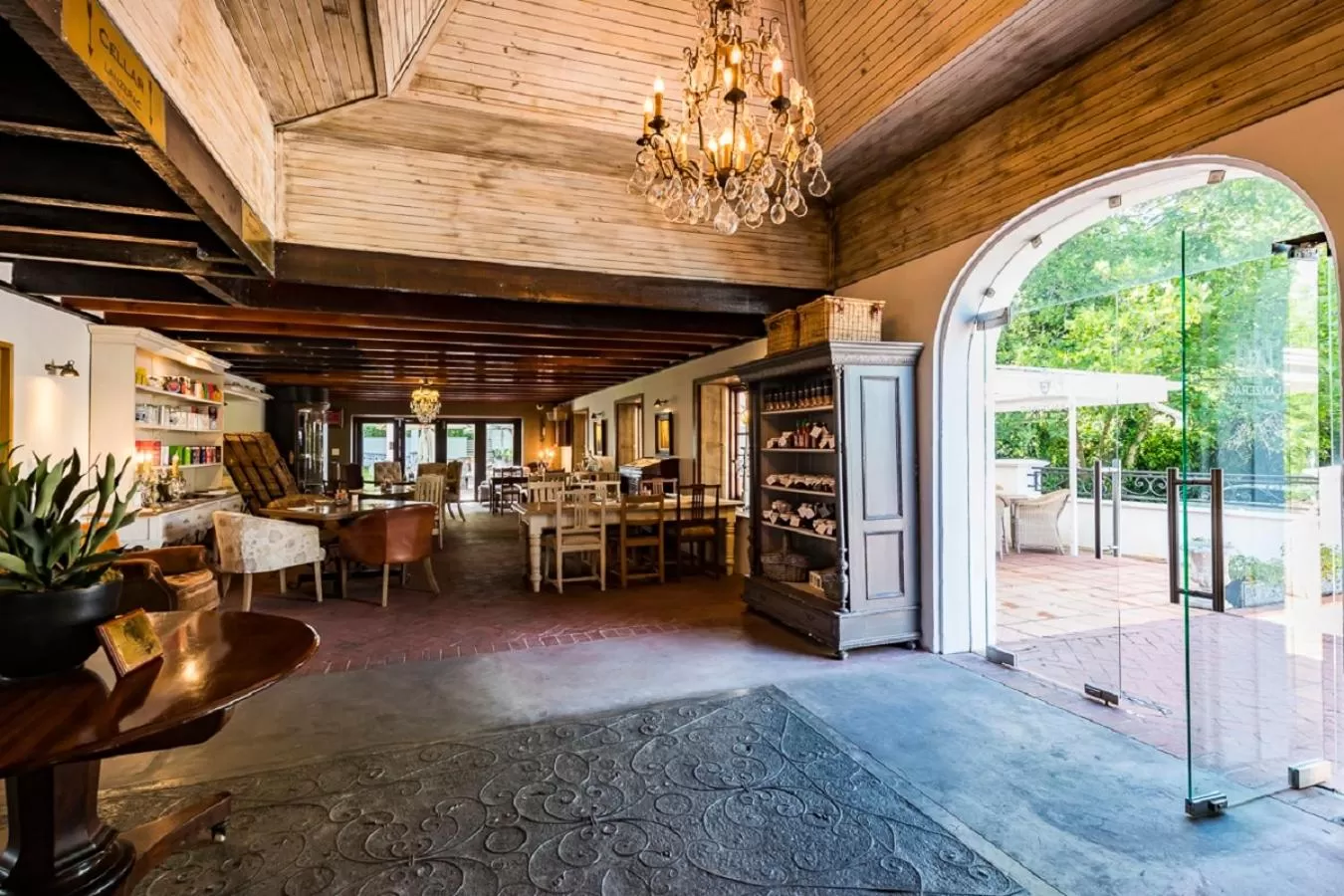 Restaurant/places to eat in Lanzerac Hotel & Spa