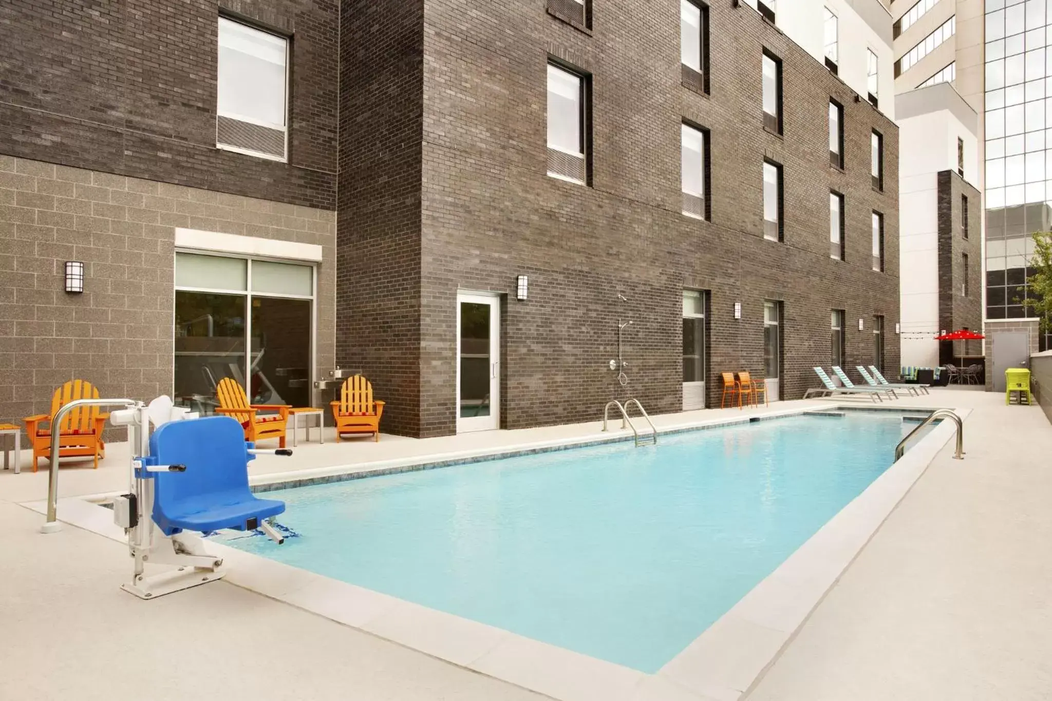 , Swimming Pool in Home2 Suites by Hilton Greenville Downtown