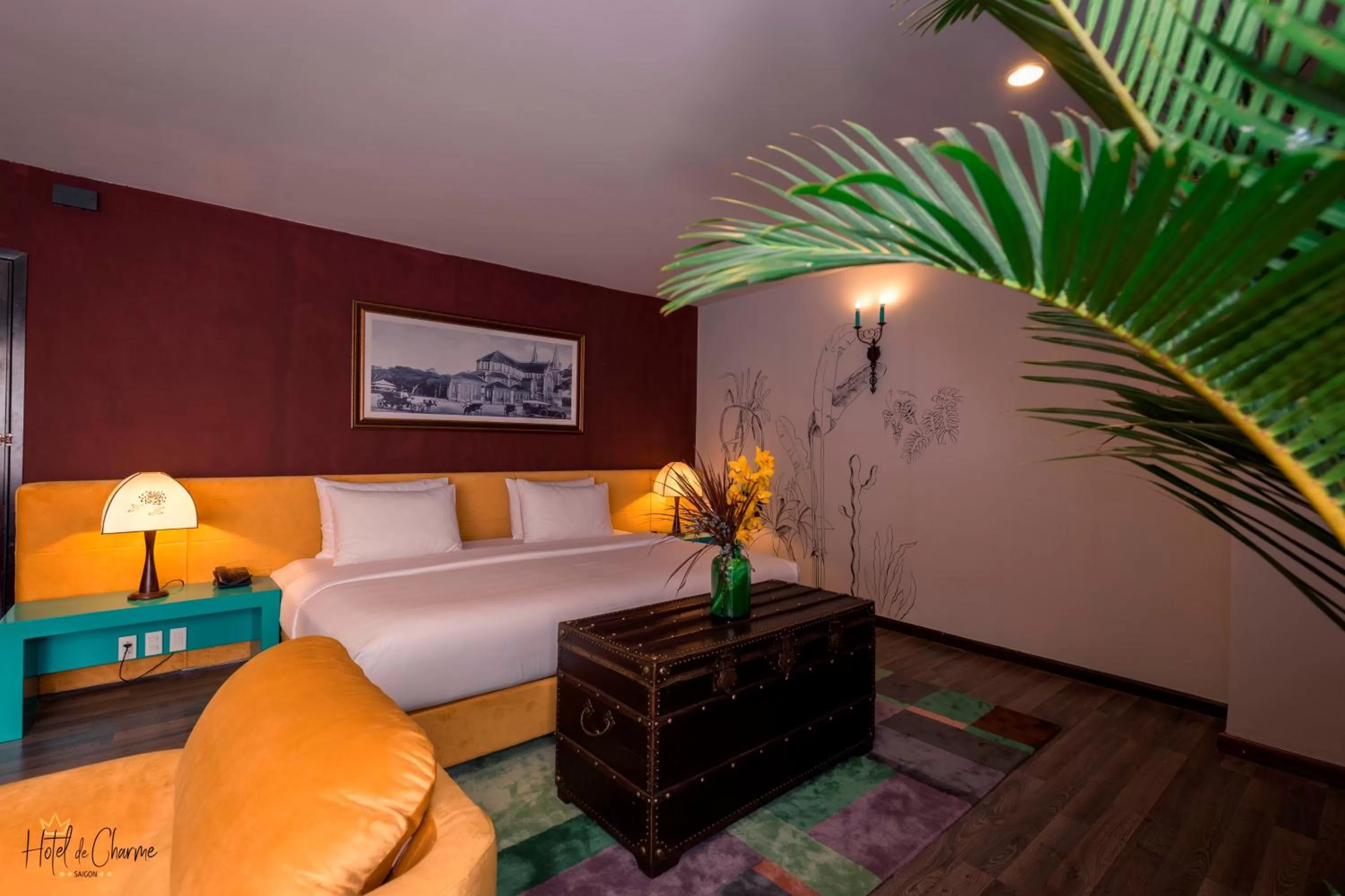 Living room, Bed in Prostyle Hotel Ho Chi Minh プロスタイルホテルホーチミン