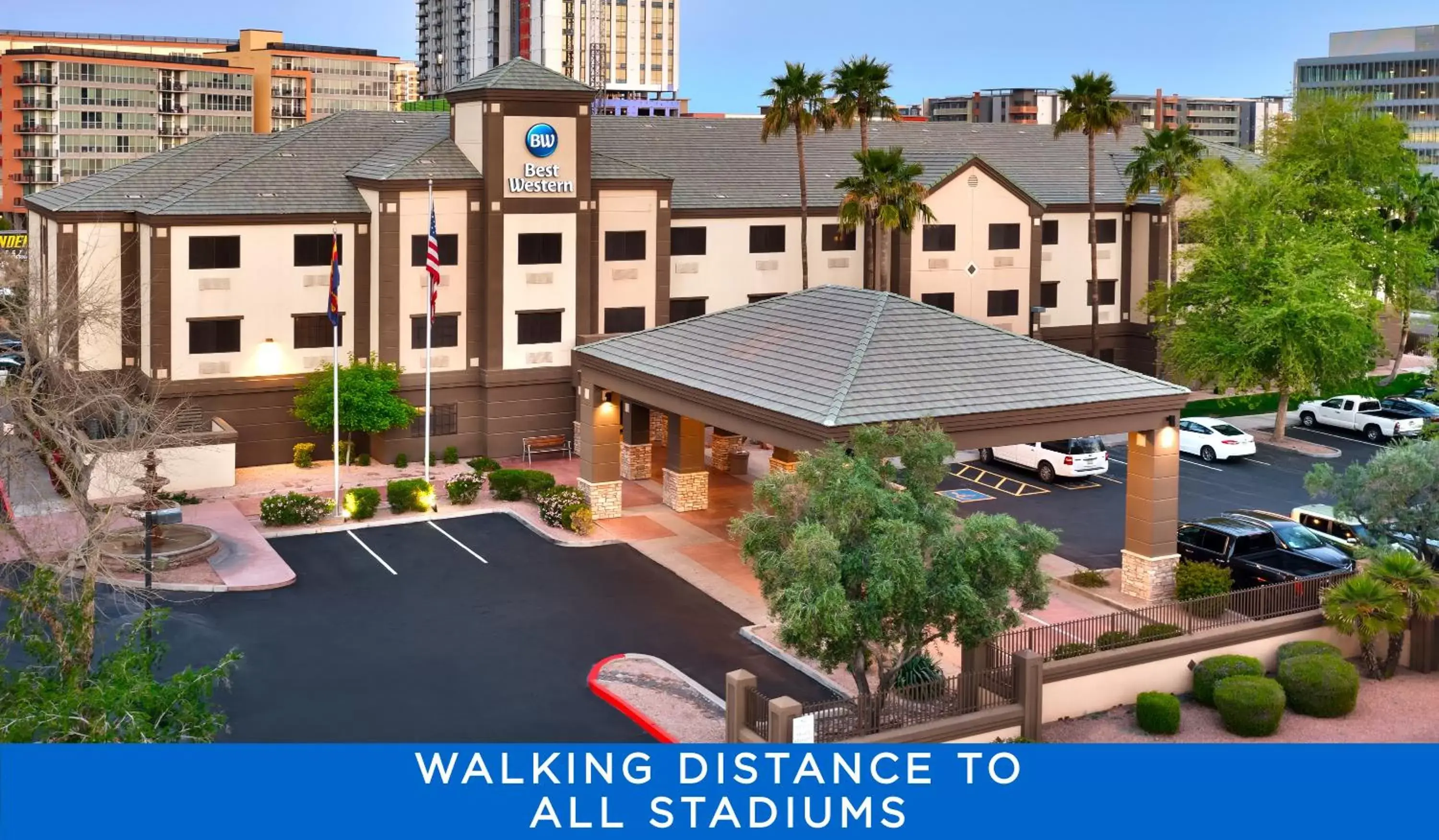 Property building in Best Western Downtown Phoenix