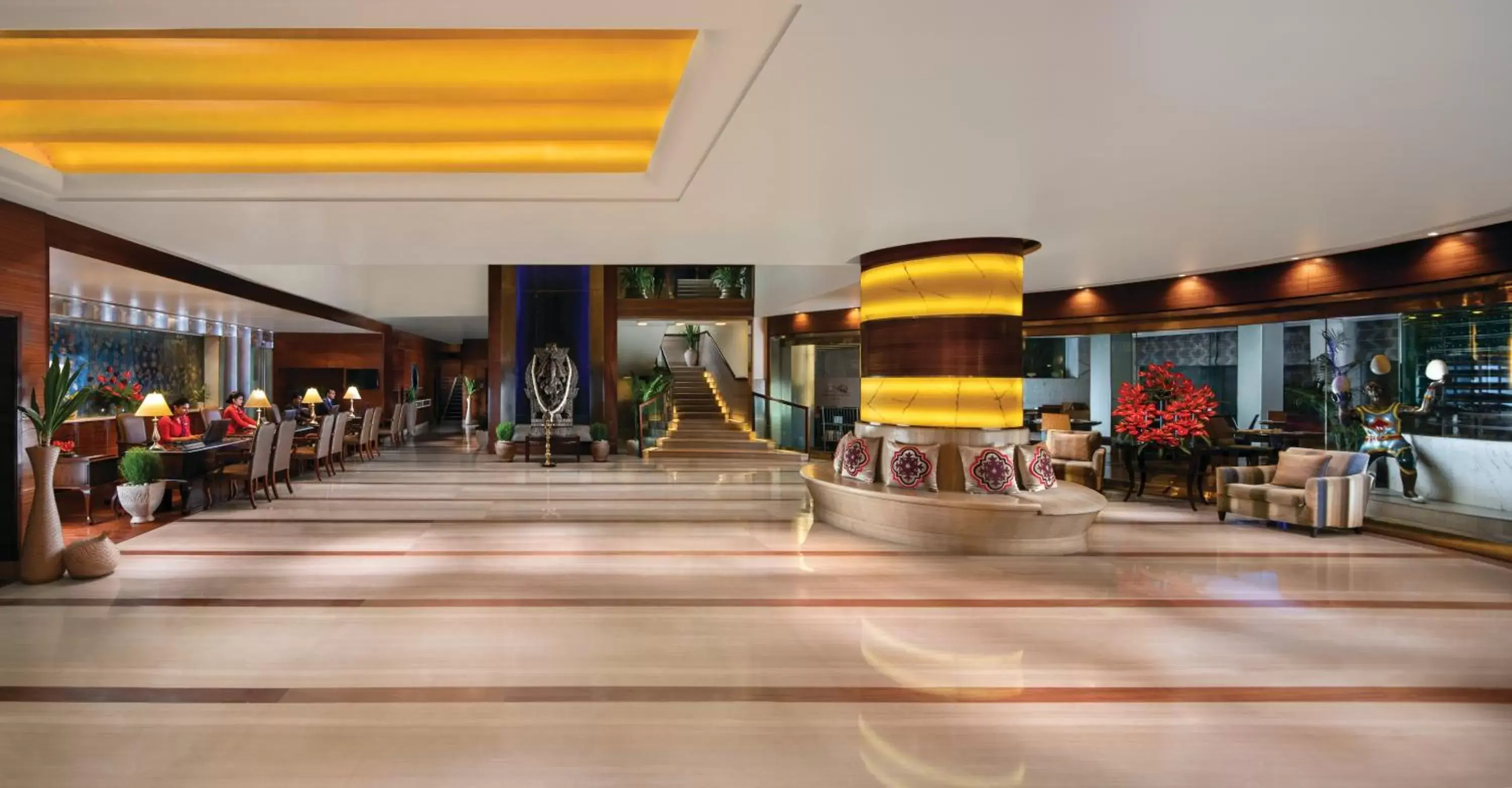 Lobby or reception in Jaypee Siddharth Hotel