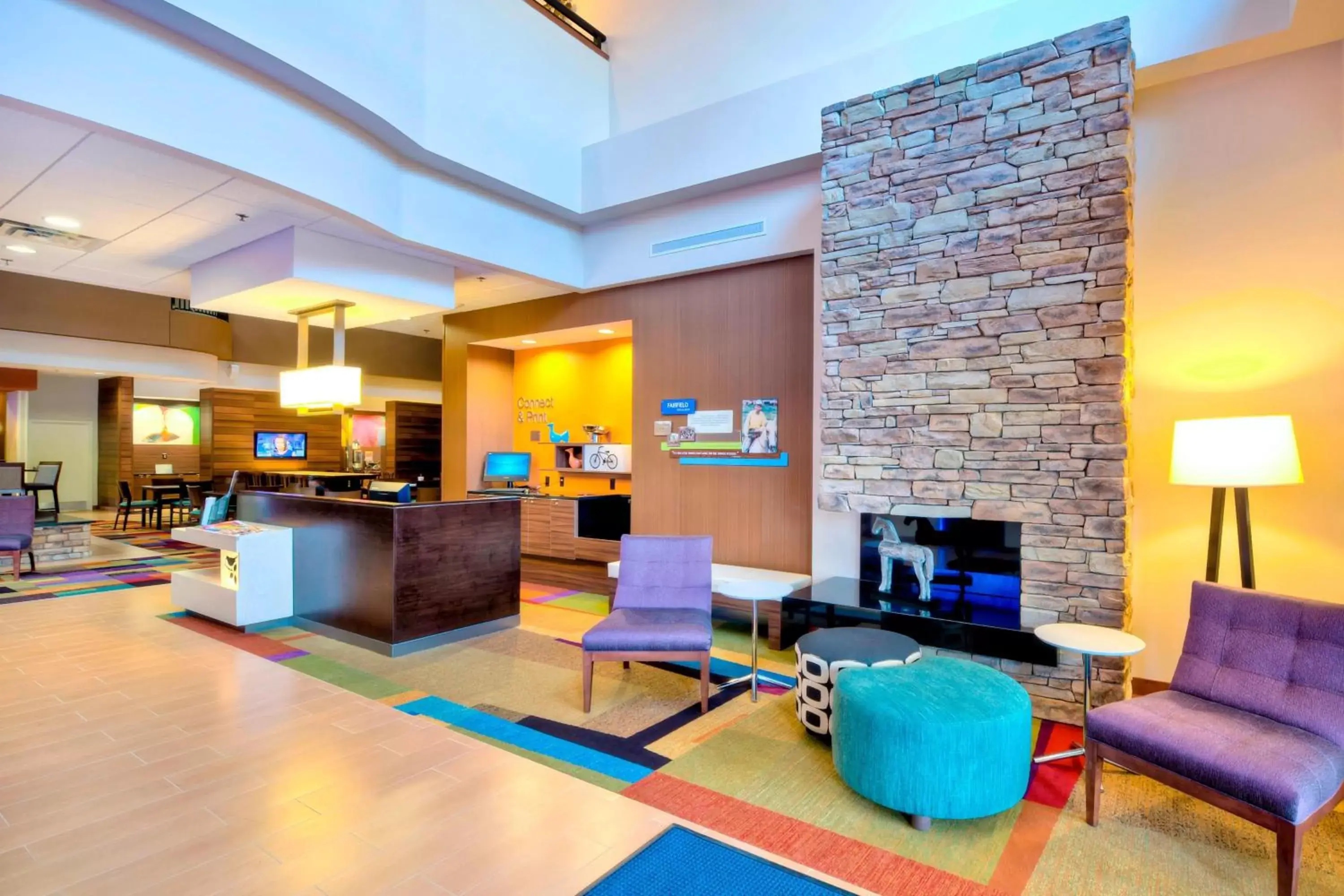 Lobby or reception in Fairfield Inn and Suites by Marriott Durham Southpoint