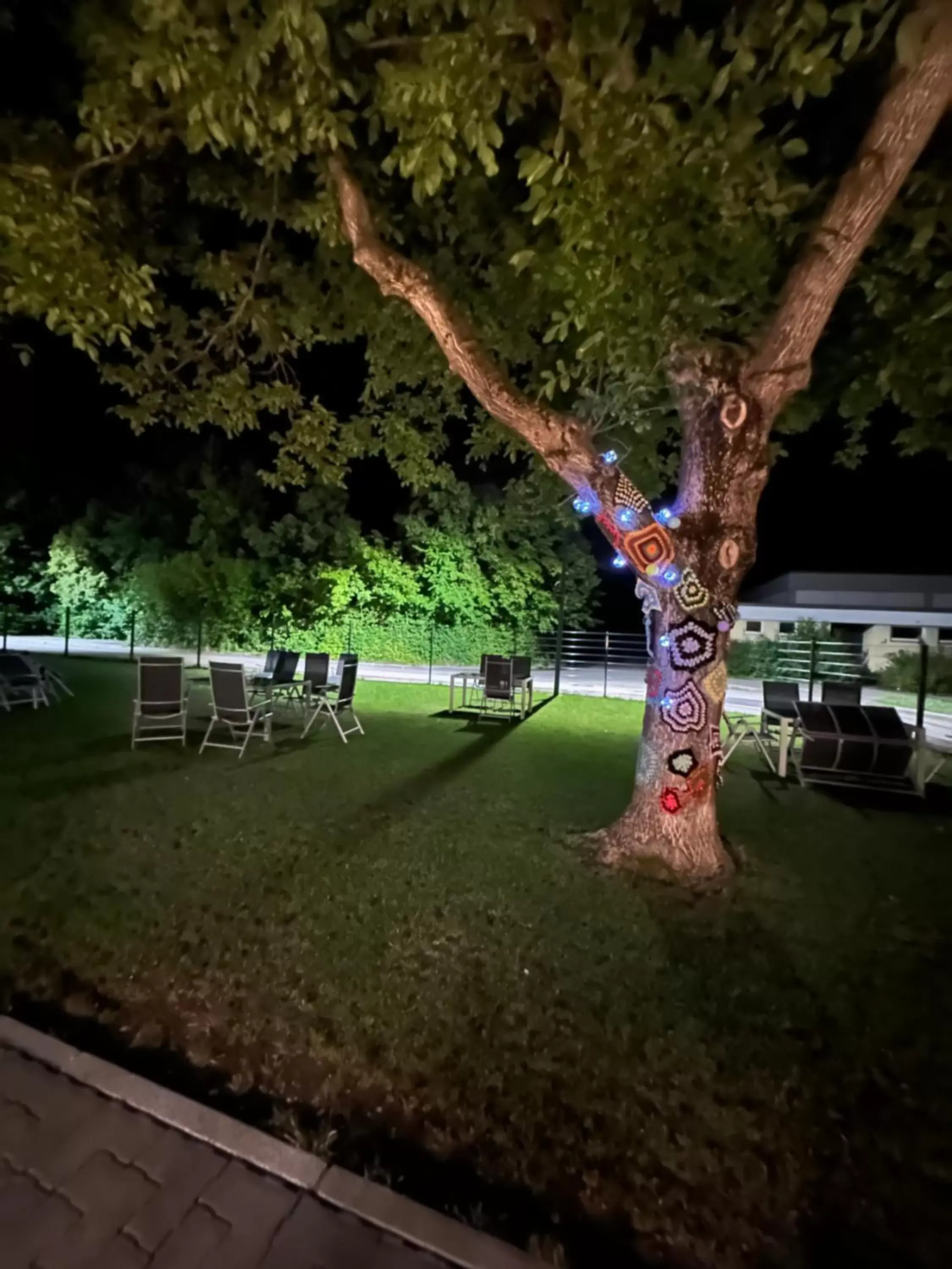 Garden view in Yebs Hotel Garden view in Yebs Hotel