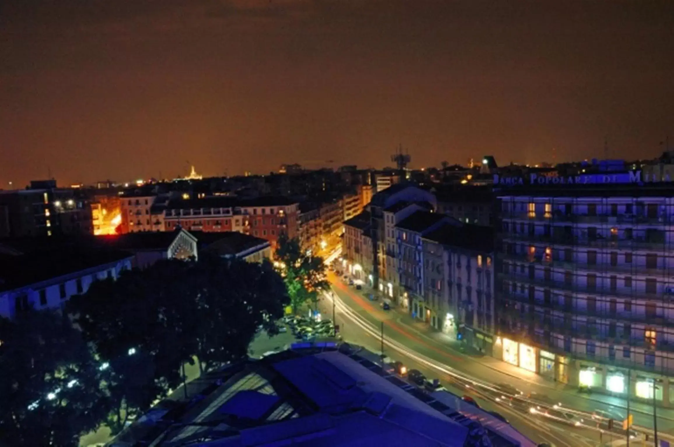 Night, Bird's-eye View in Hotel Wagner