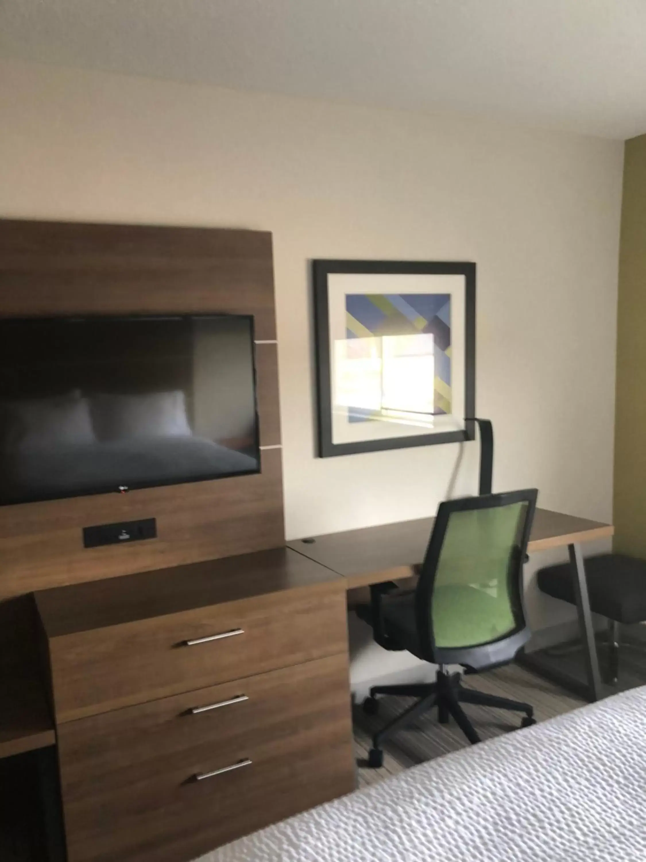 TV and multimedia, TV/Entertainment Center in Holiday Inn Express Mt. Vernon, an IHG Hotel