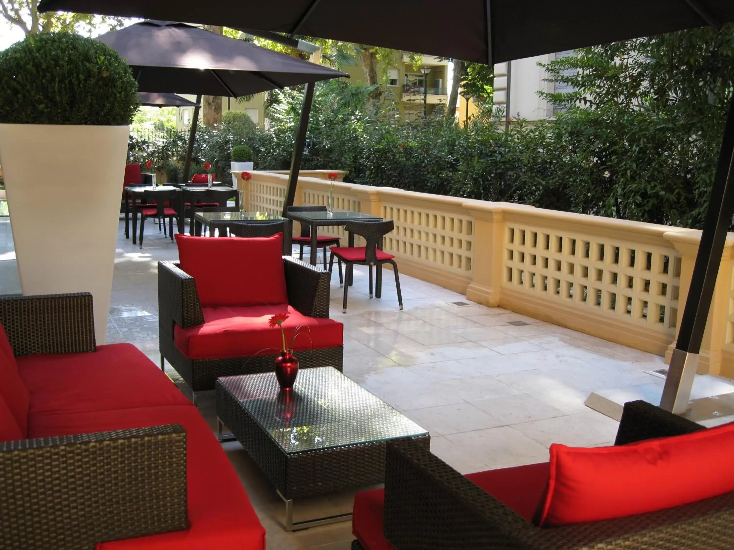 Balcony/Terrace in Villa dei Platani Boutique Hotel & SPA