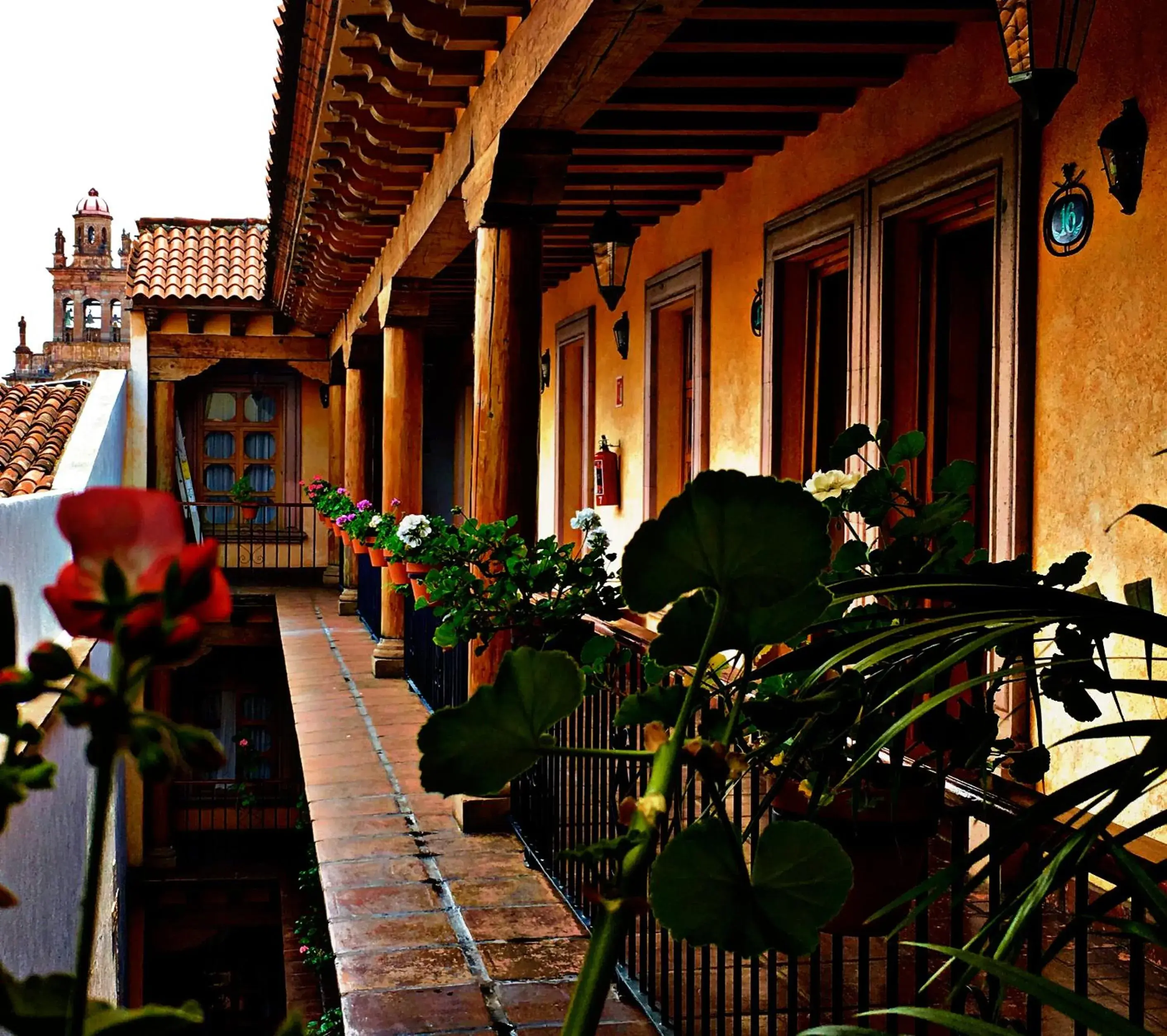 Balcony/Terrace in Hotel Refugio del Angel