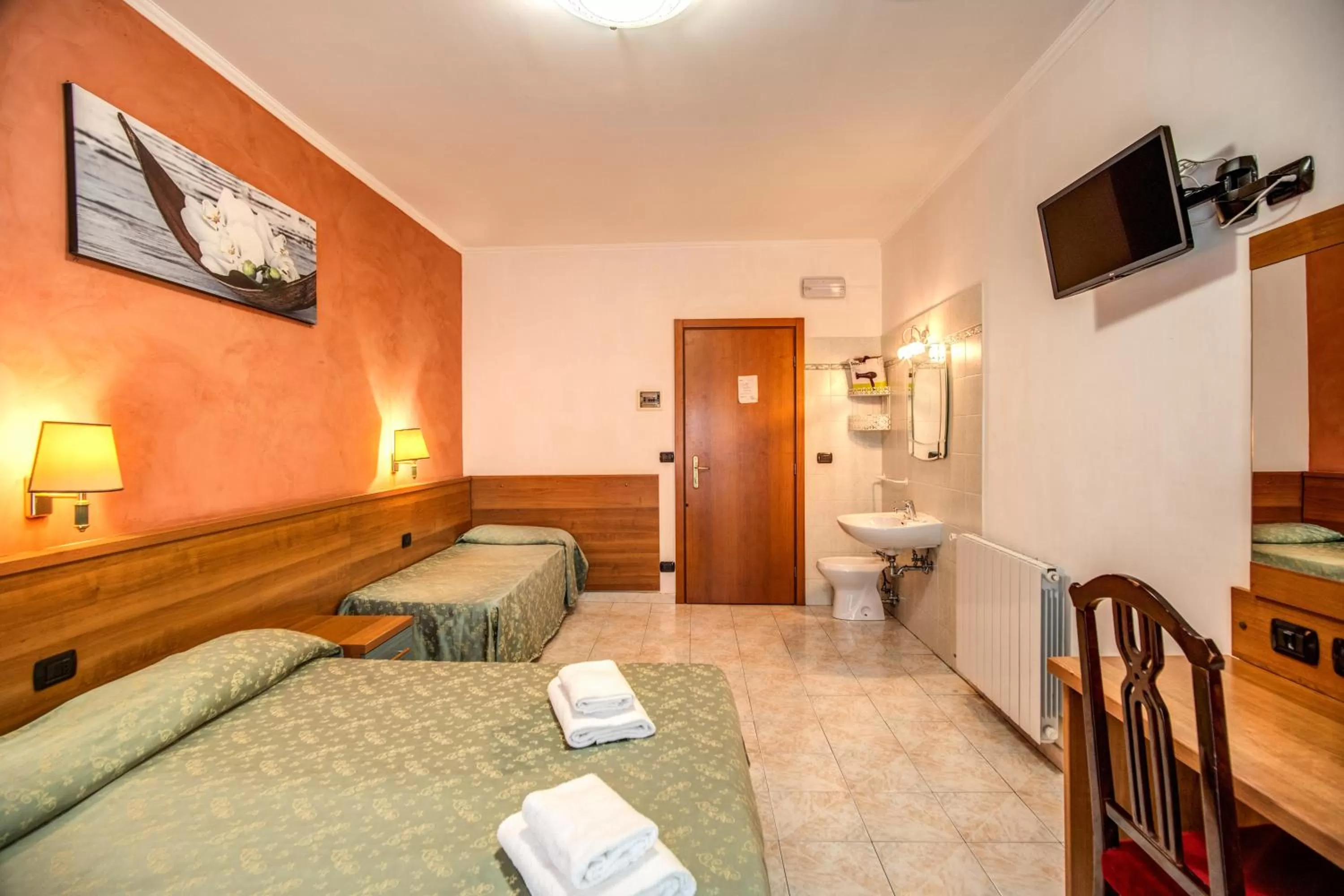 Bed in Hotel Millerose