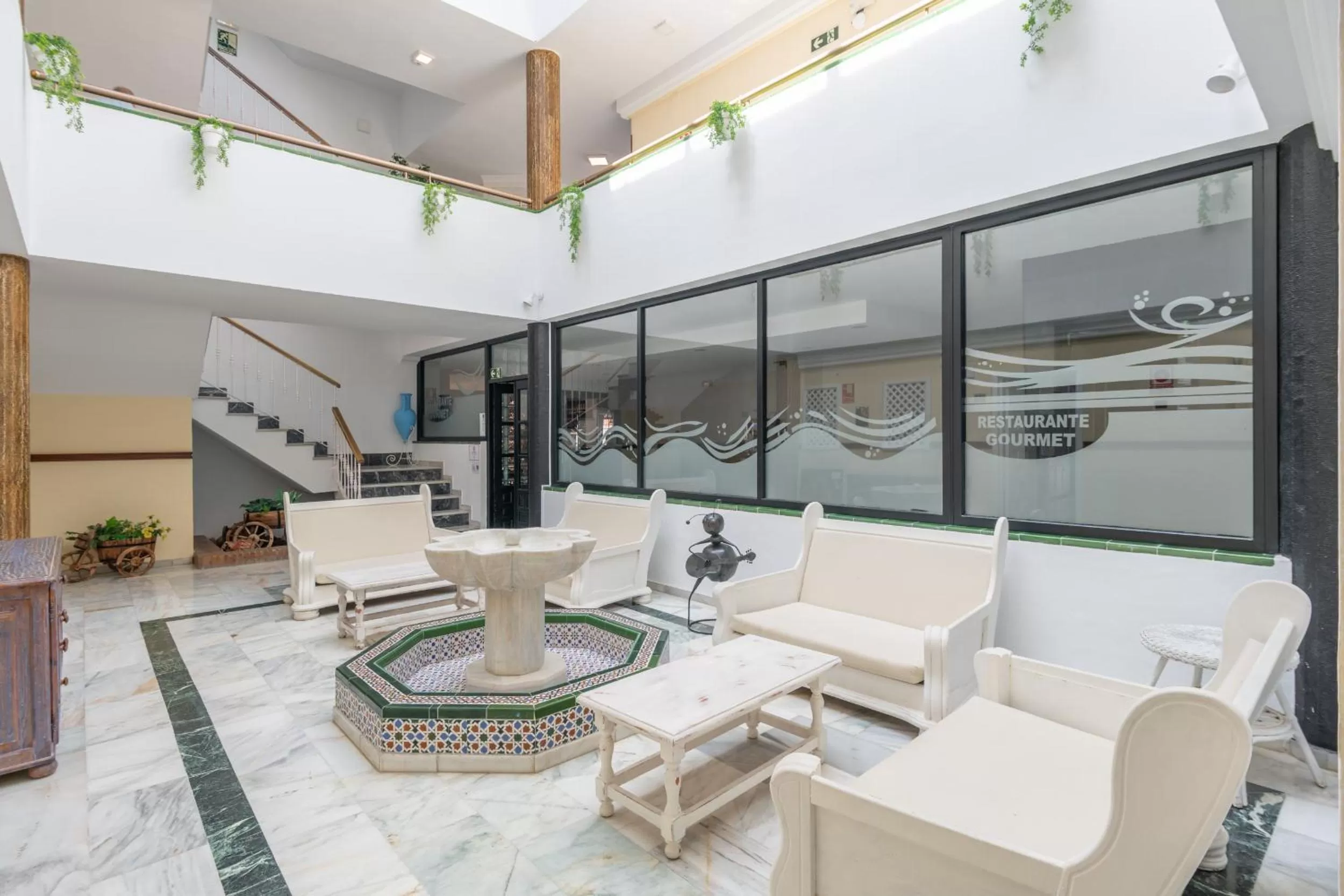 Lobby or reception in Apartahotel Playamaro by Dorobe