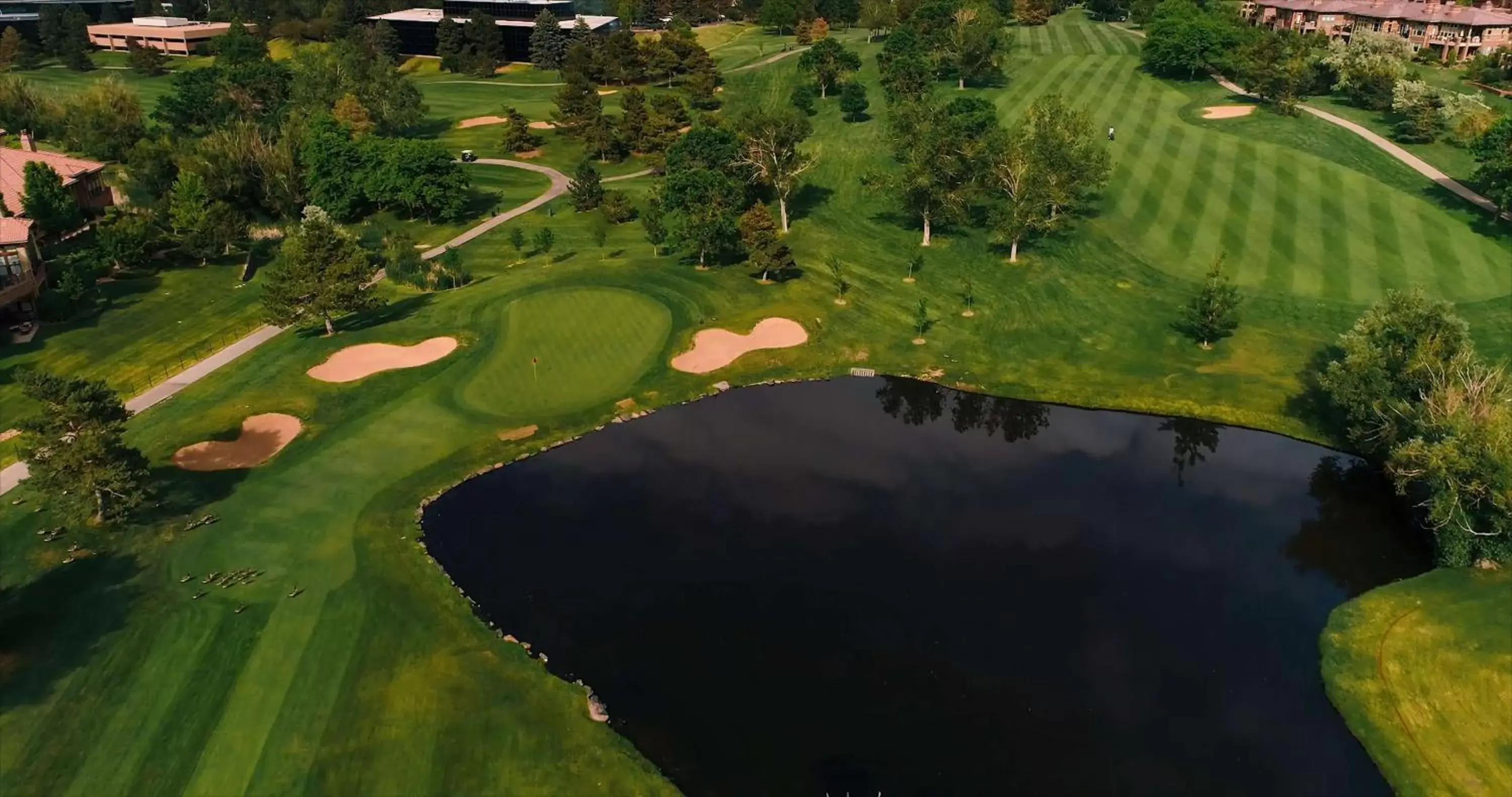 Golfcourse, Bird's-eye View in The Inverness Denver, a Hilton Golf & Spa Resort