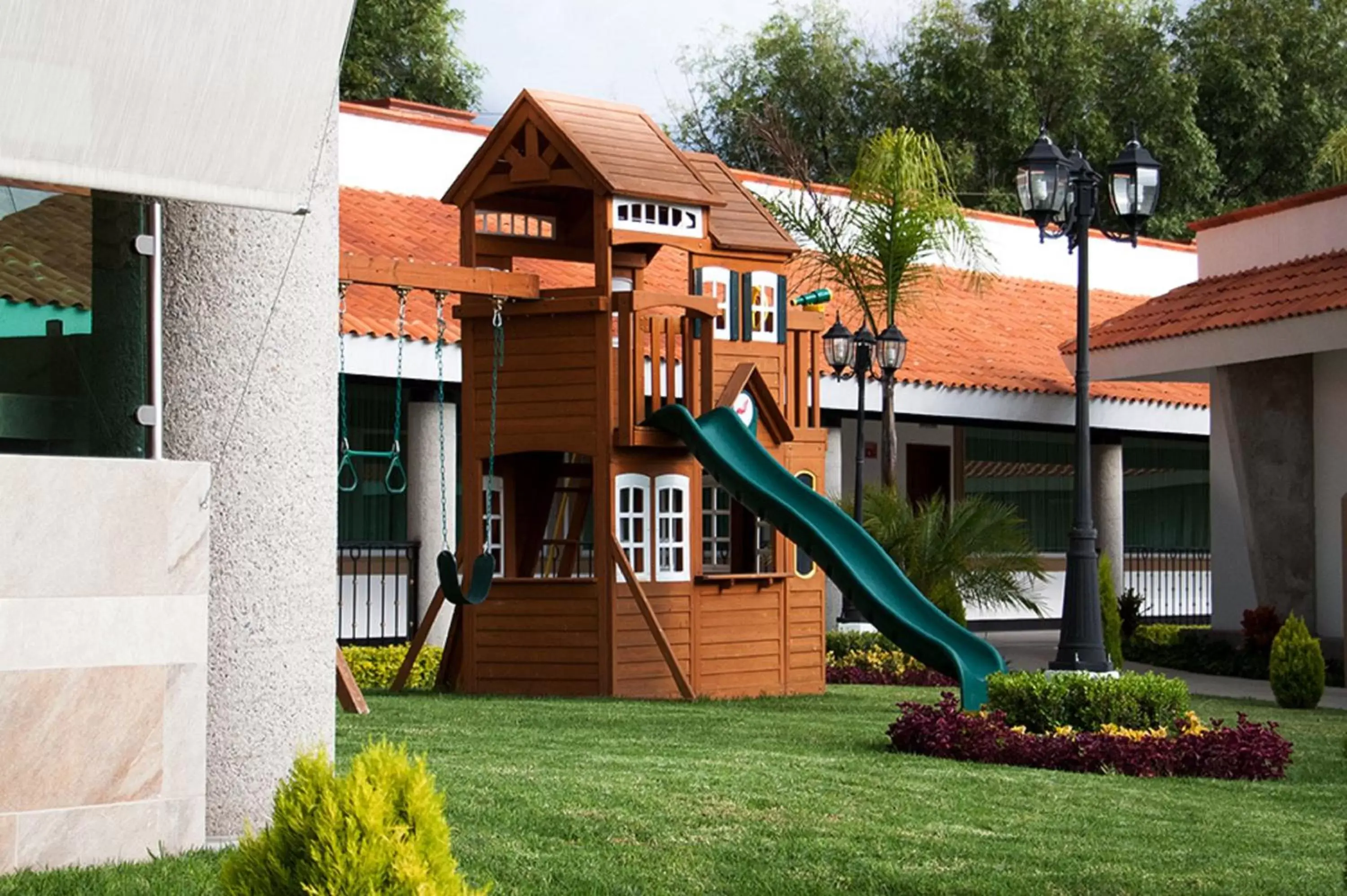 Children play ground, Property Building in Hotel Ecce Inn & Spa