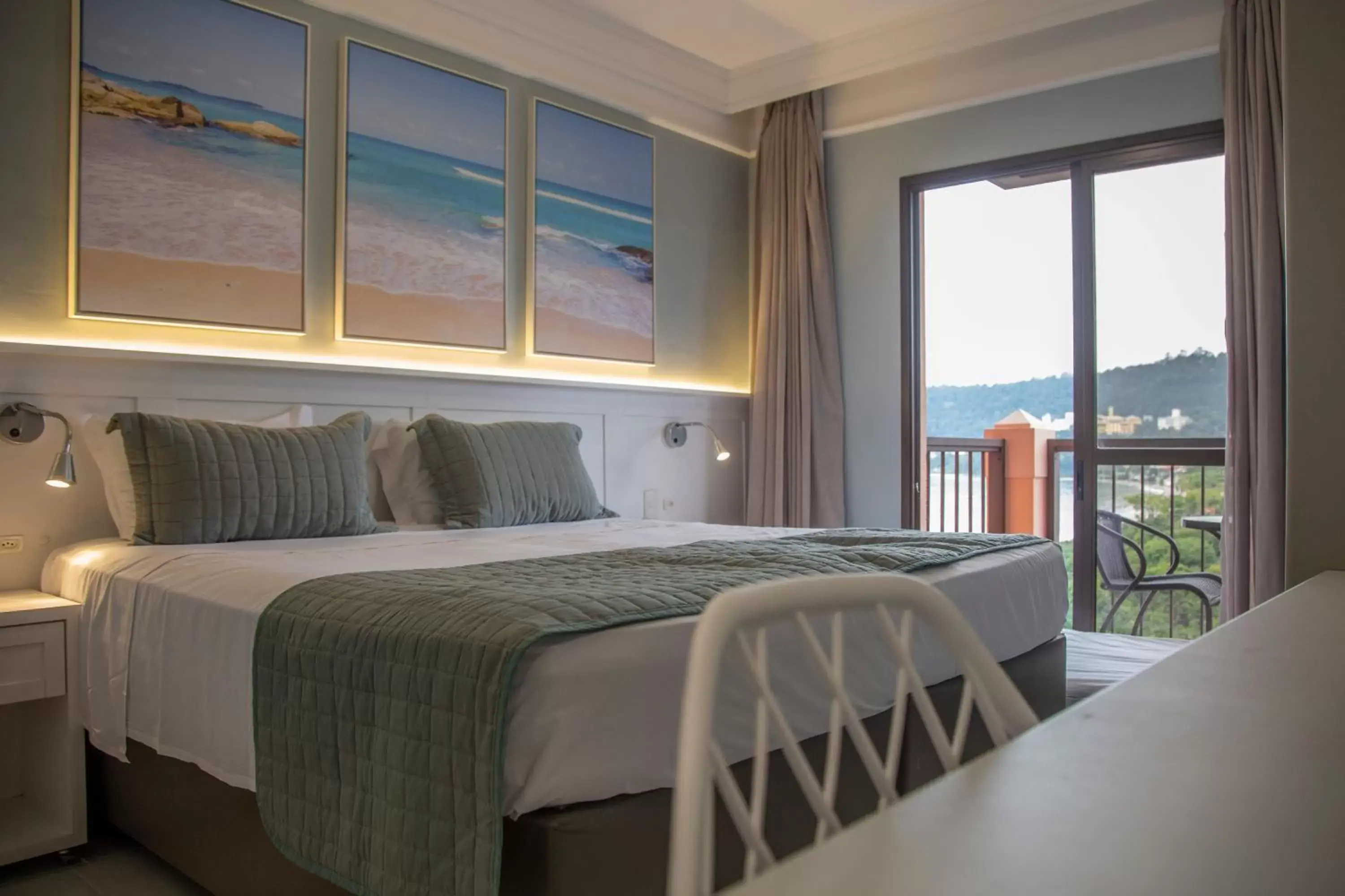 Bed in Jurerê Beach Village - Studio Vista Mar Bed in Jurerê Beach Village - Studio Vista Mar