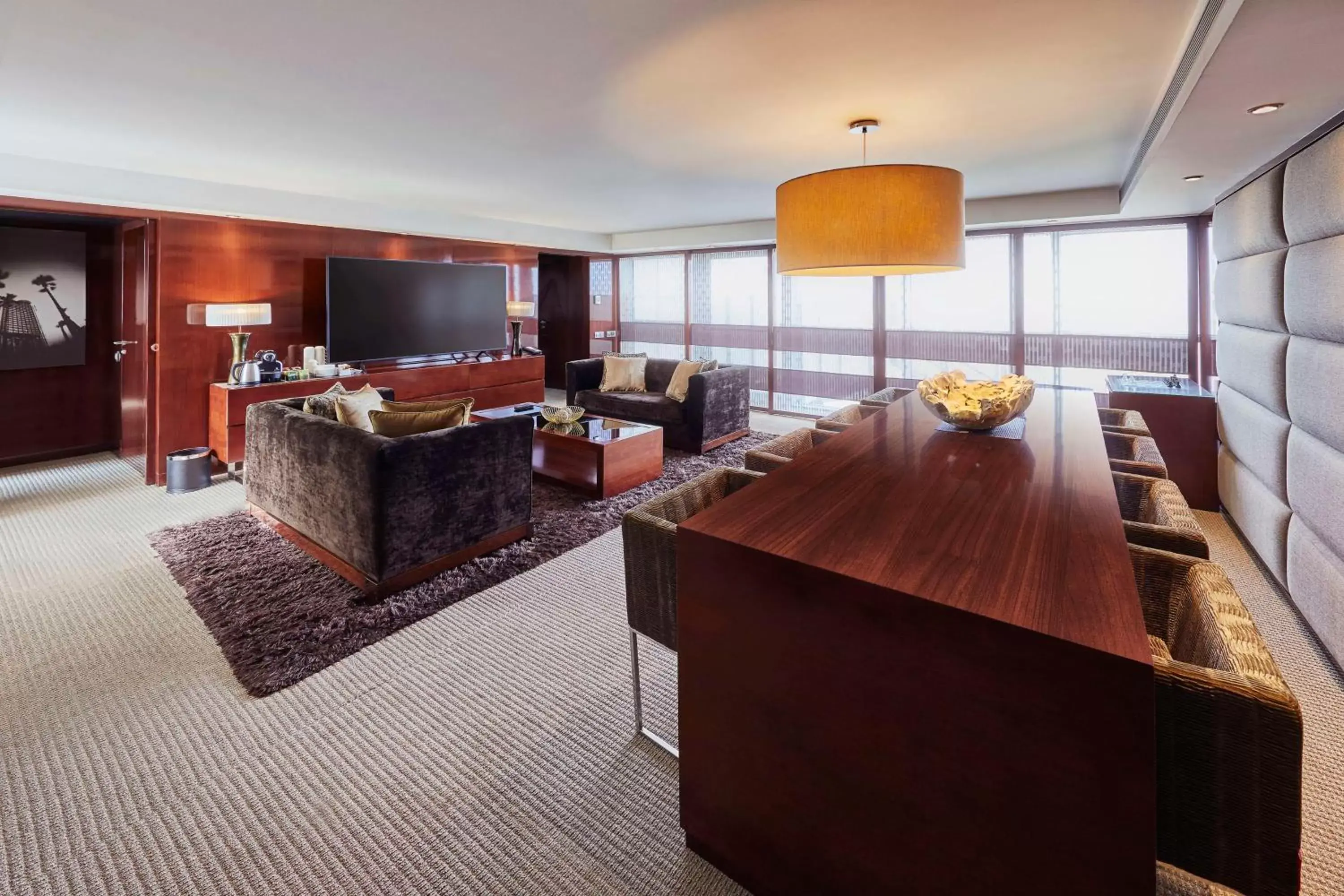 Photo of the whole room in Hyatt Regency Barcelona Tower Photo of the whole room in Hyatt Regency Barcelona Tower