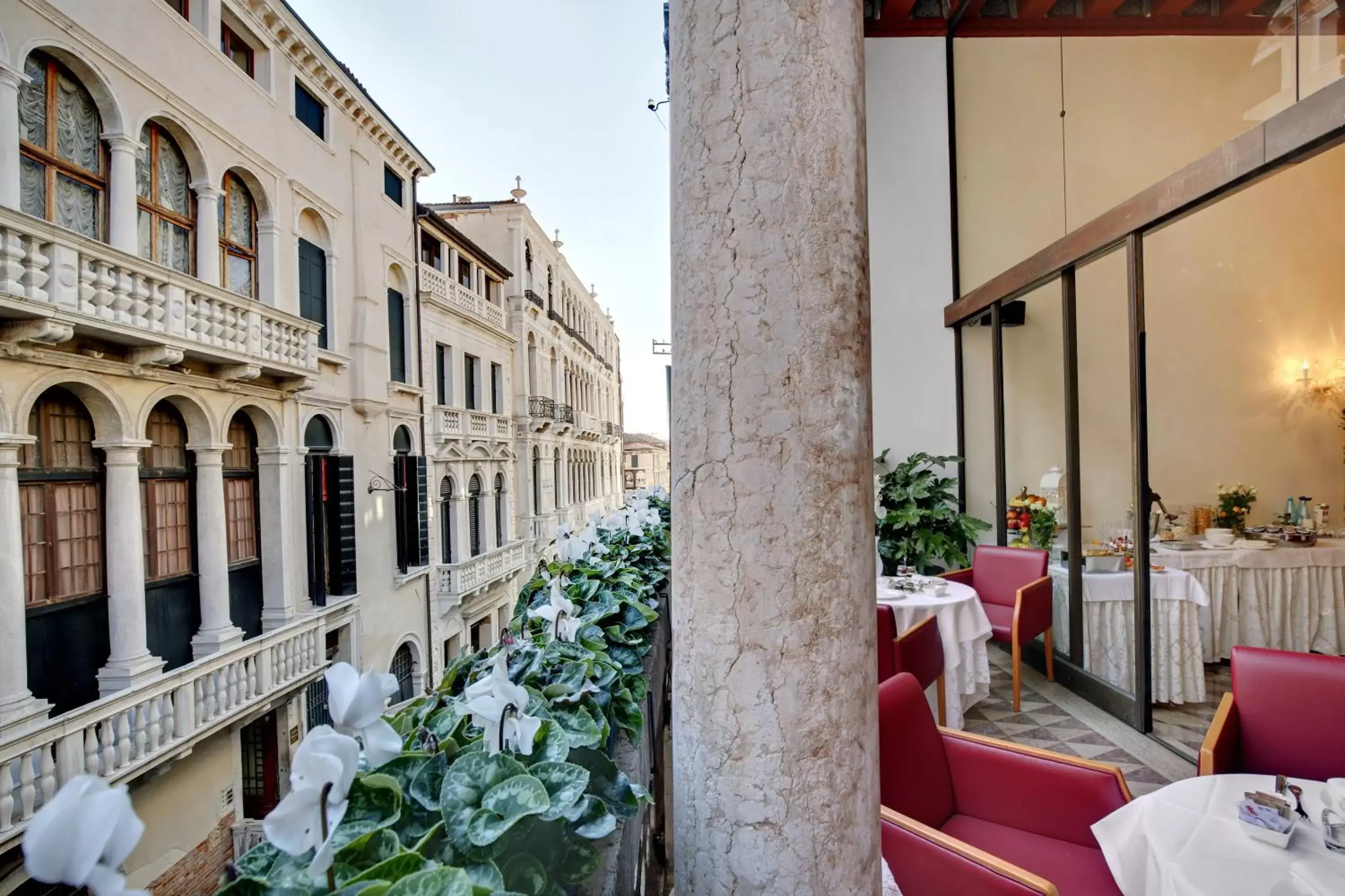Balcony/Terrace in Hotel Donà Palace