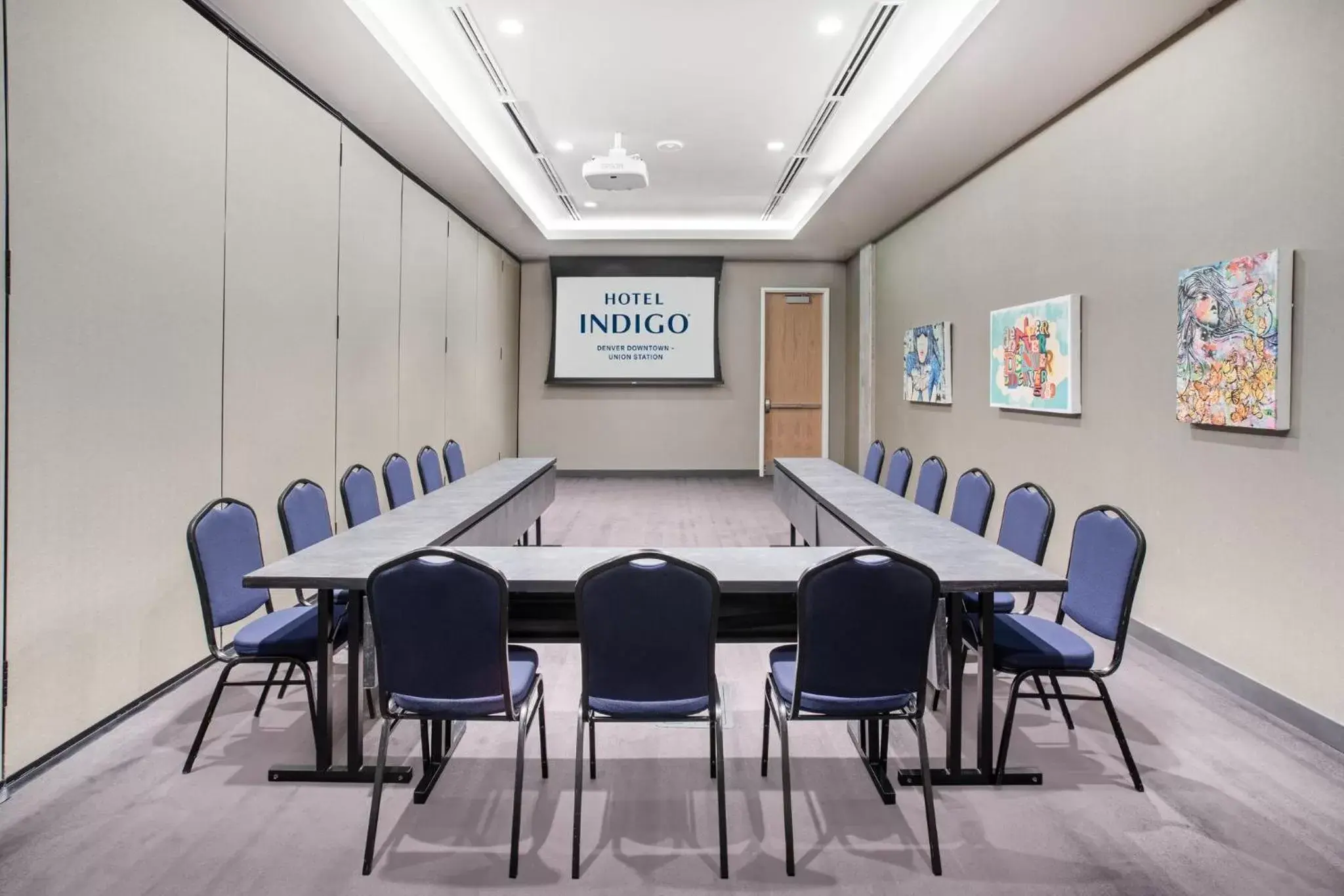 Meeting/conference room in Hotel Indigo Denver Downtown - Union Station, an IHG Hotel
