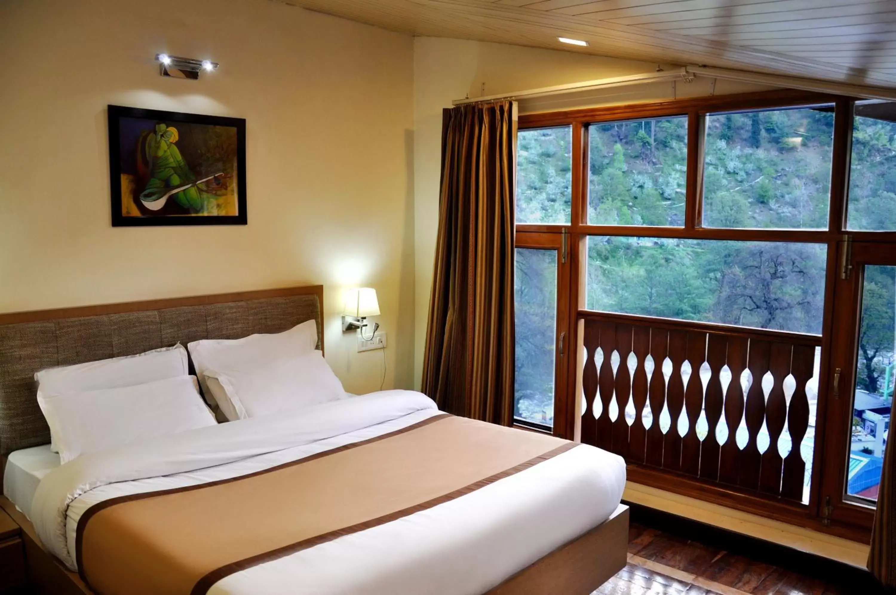 Bedroom, Bed in The Manali Inn