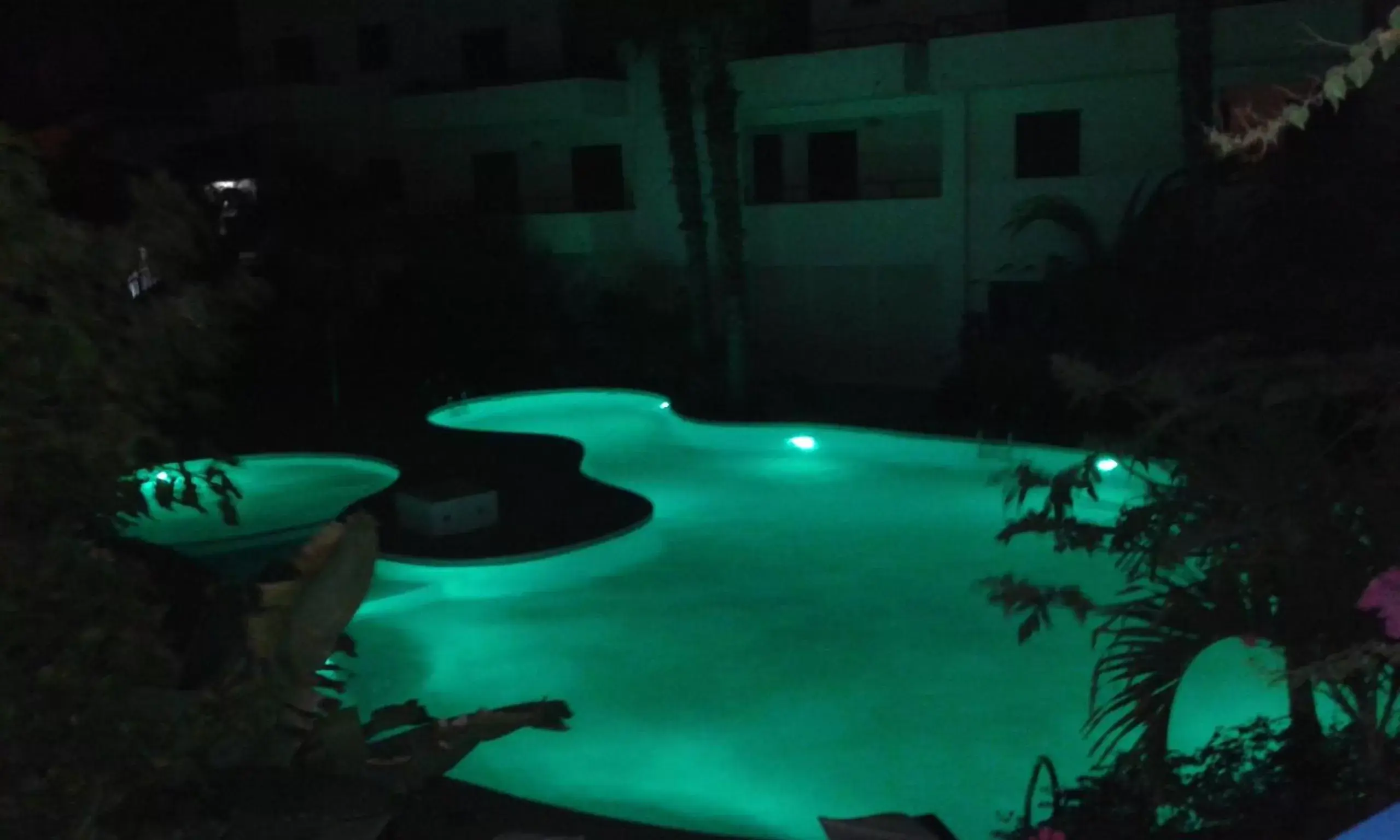 Night, Pool View in Leme Bedje Residence