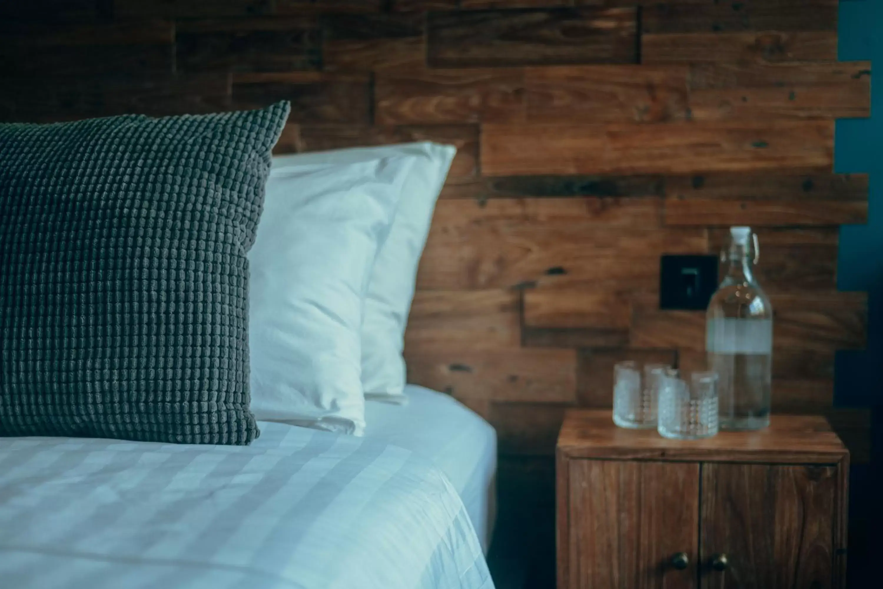 Decorative detail, Bed in Trawangan Dive Resort