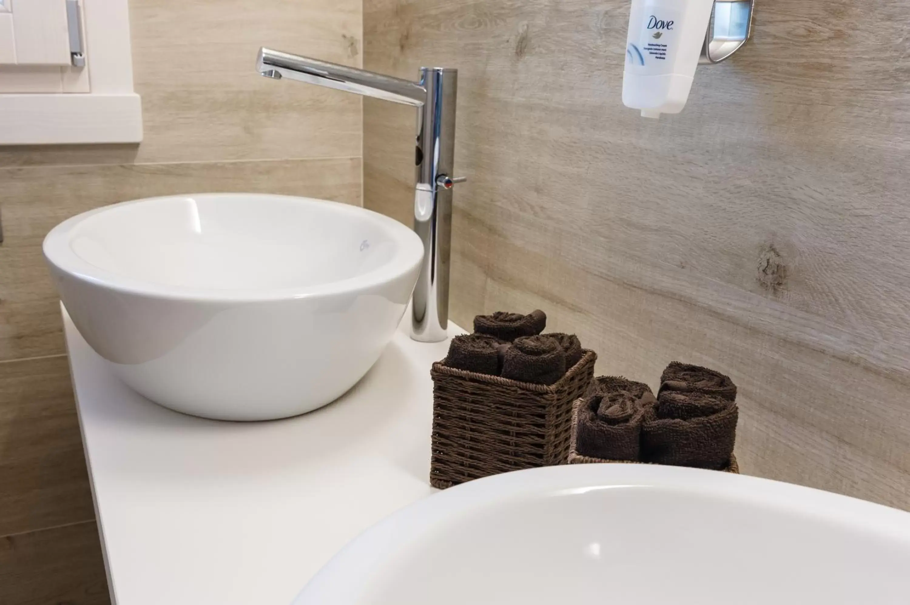 Decorative detail, Bathroom in Bianco Hotel