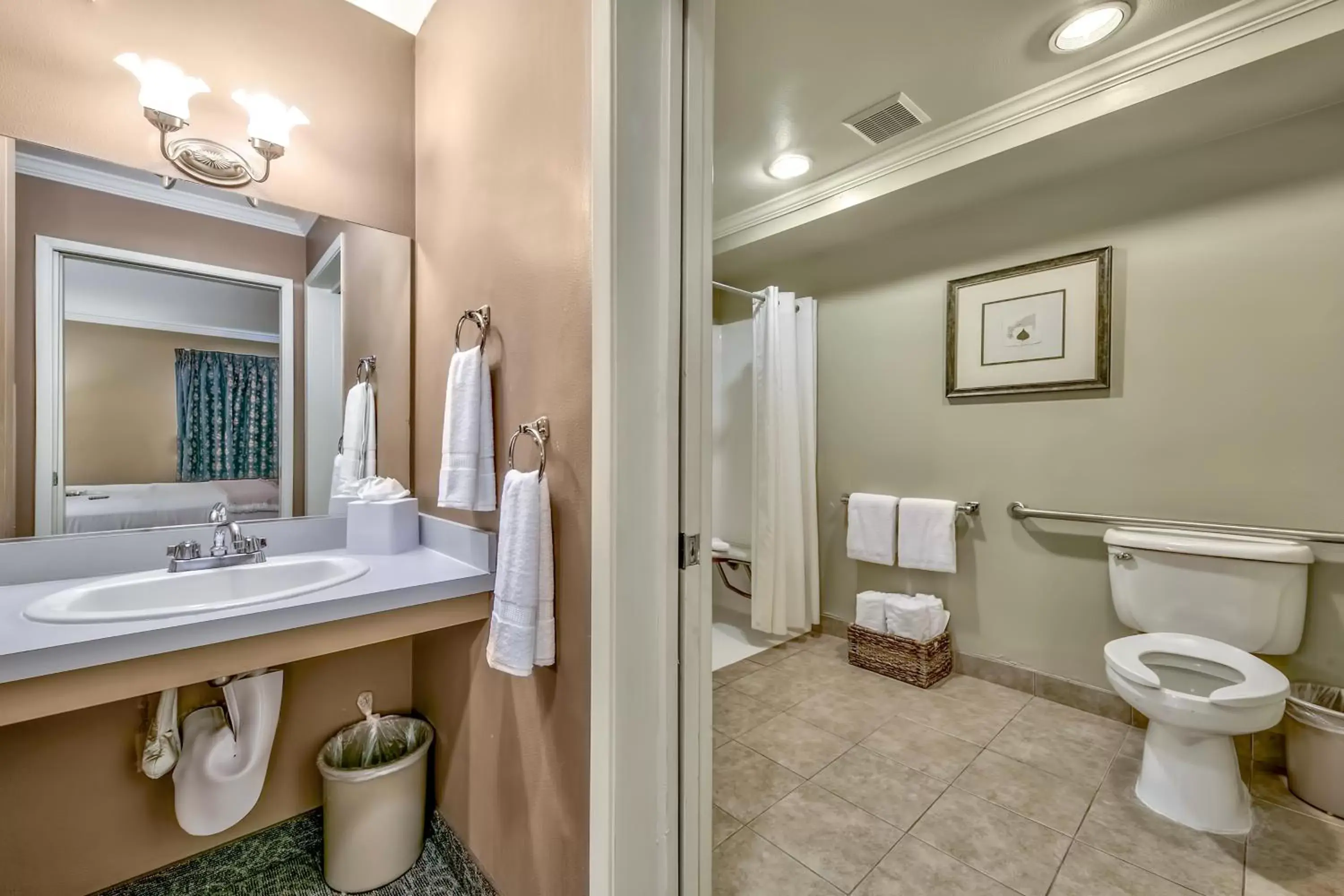 Bathroom in Forest Suites Resort at the Heavenly Village