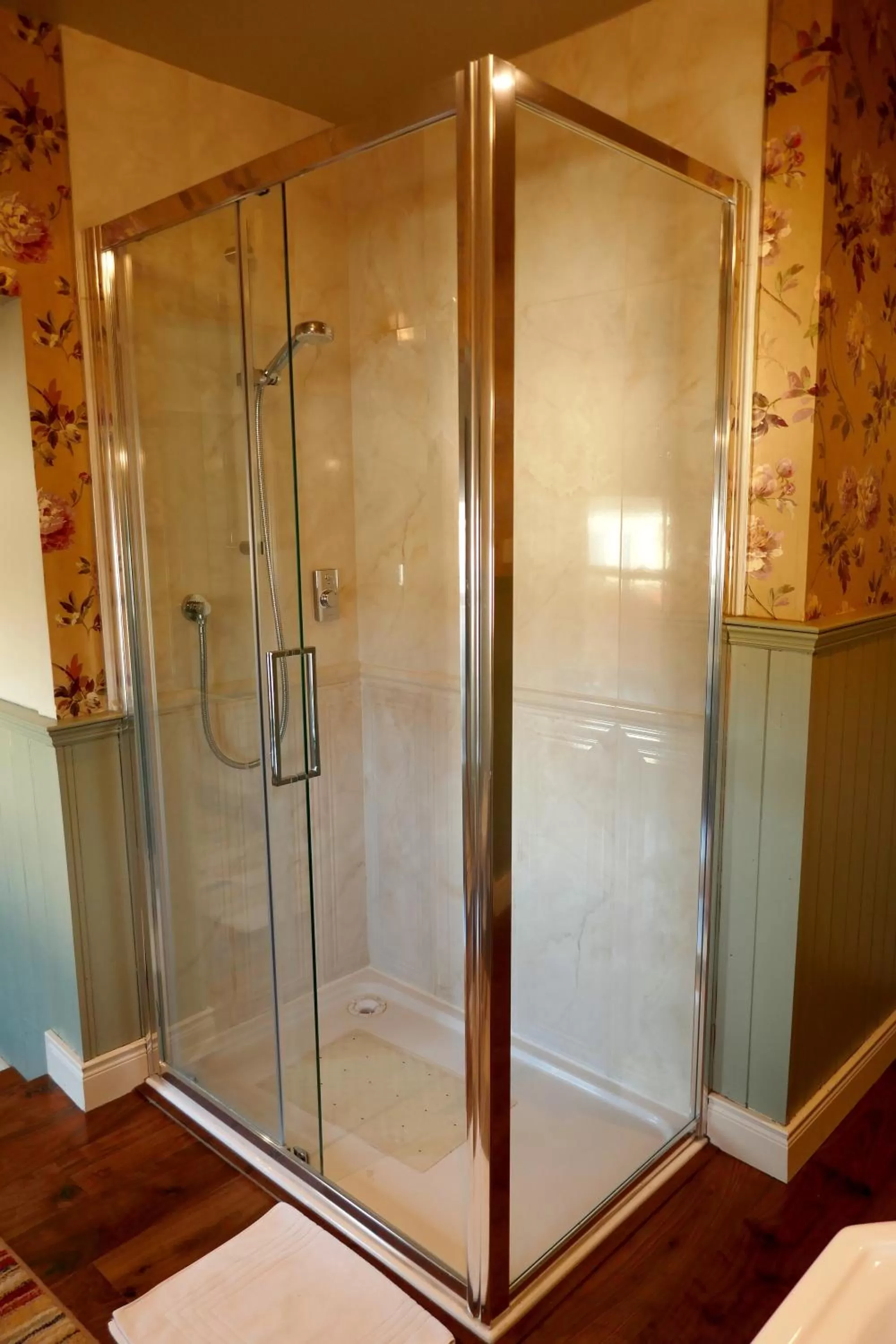 Shower in Crookedstone House