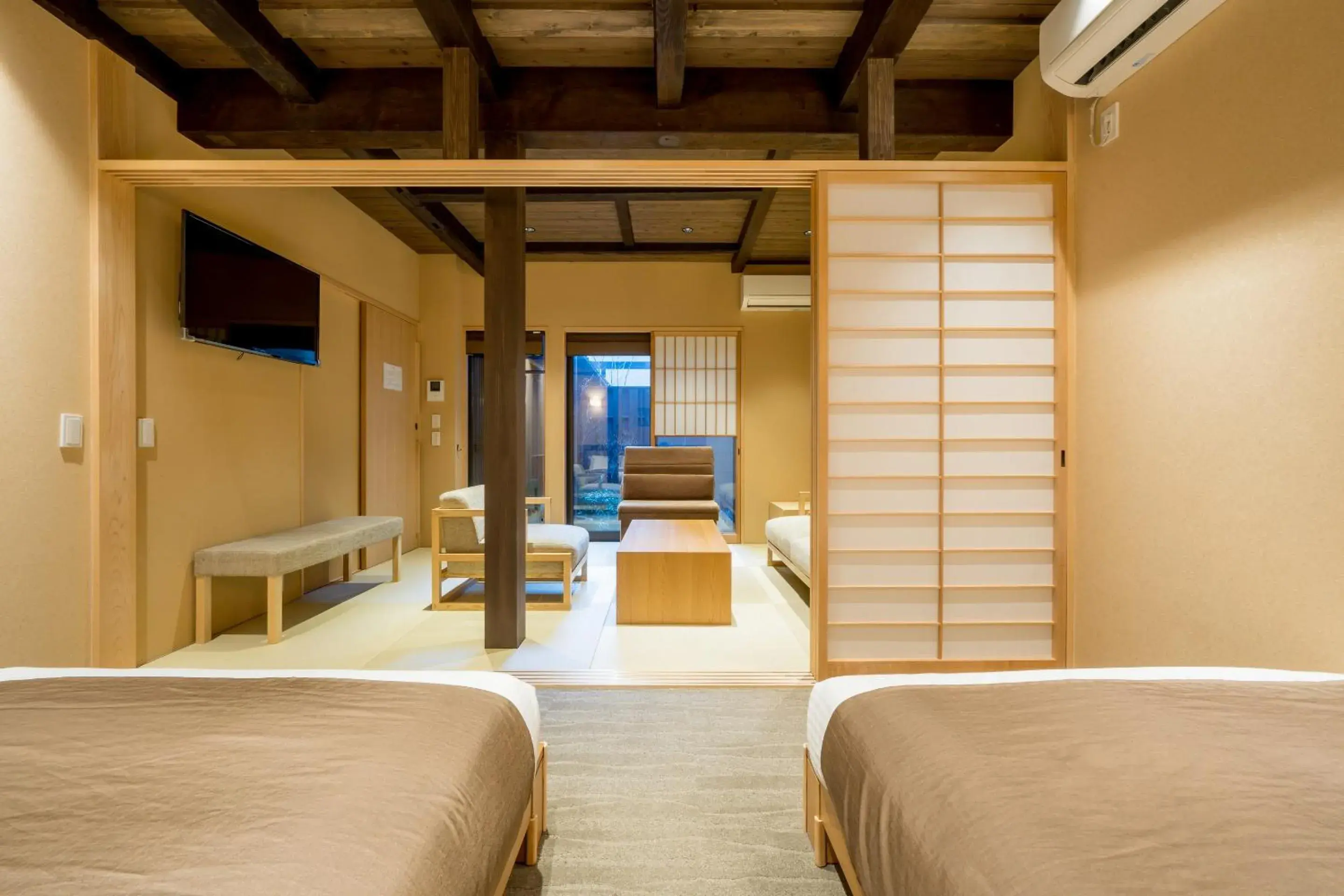 Bed, Seating Area in RESI STAY NISHIKI