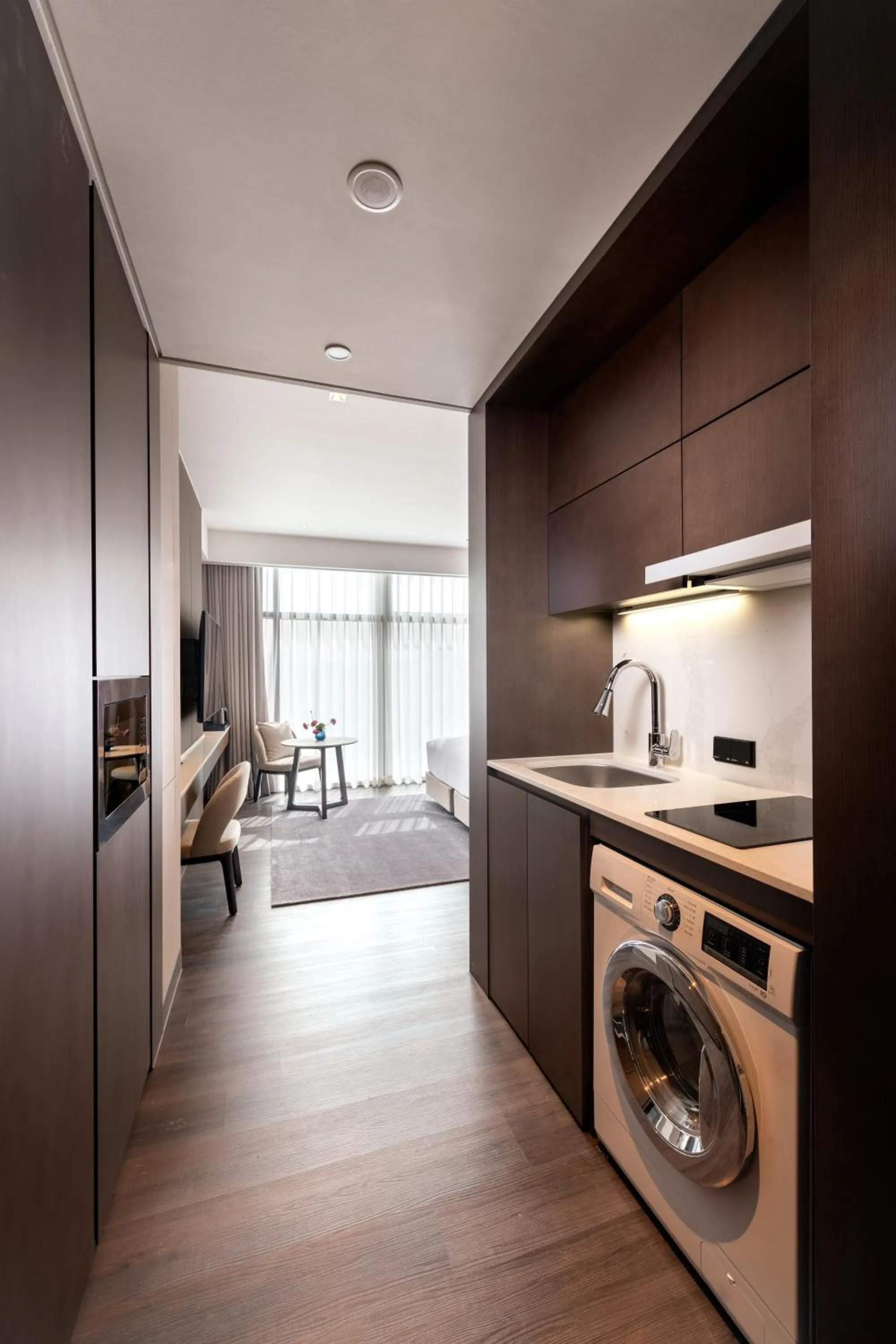 Kitchen or kitchenette in DoubleTree By Hilton Seoul Pangyo Residences