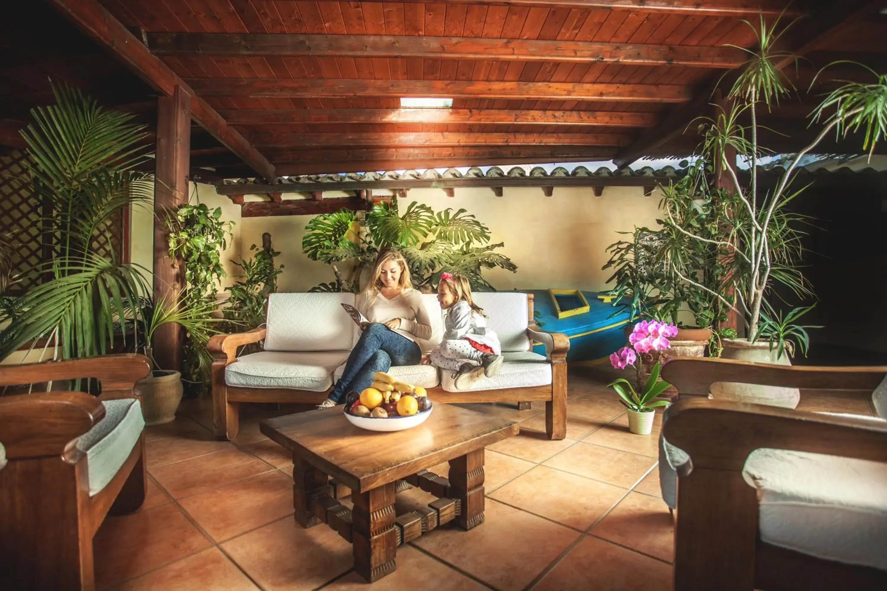 Patio in Hotel Fiore Di Maggio