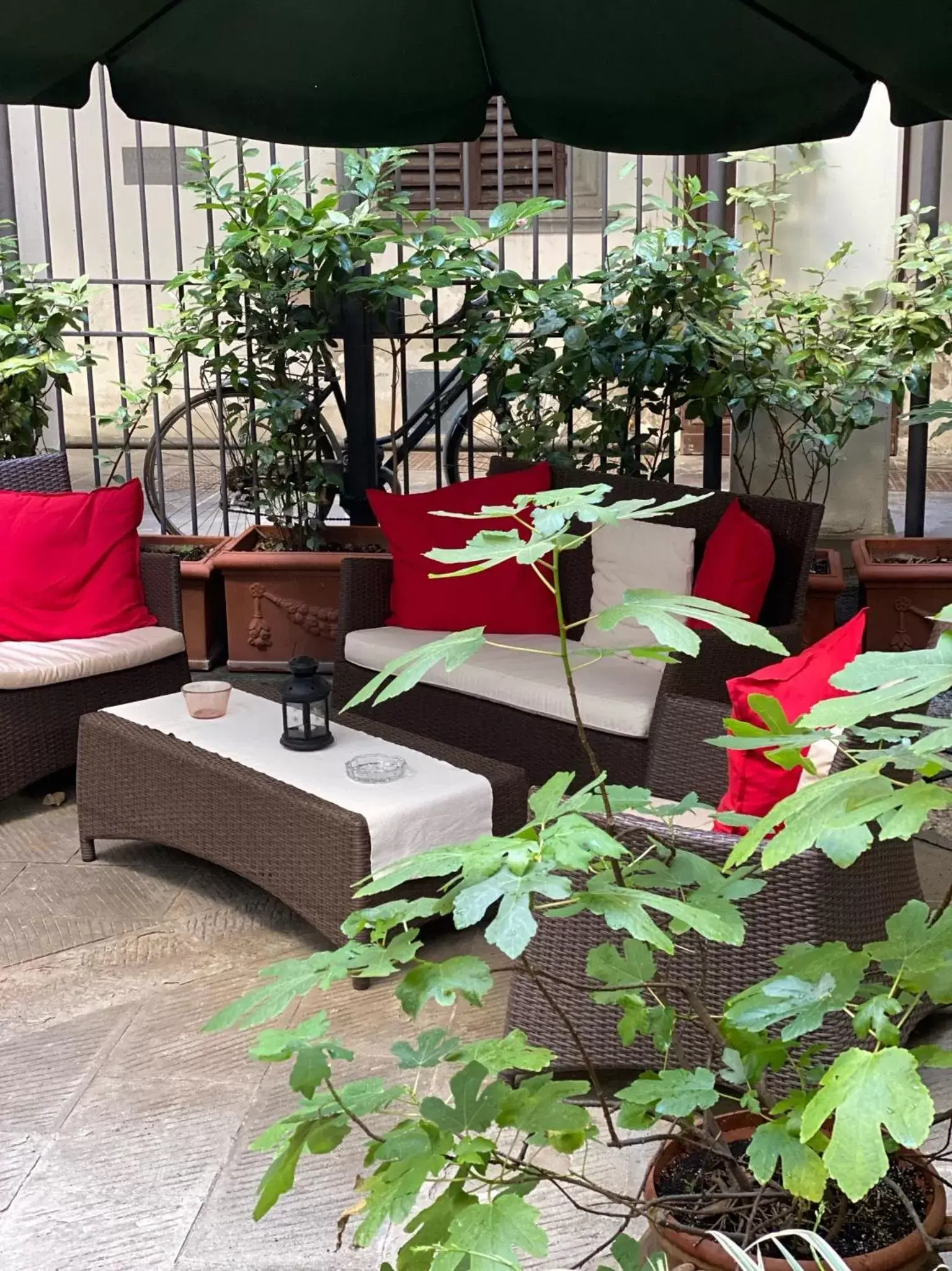 Seating area in Hotel Palazzo Benci