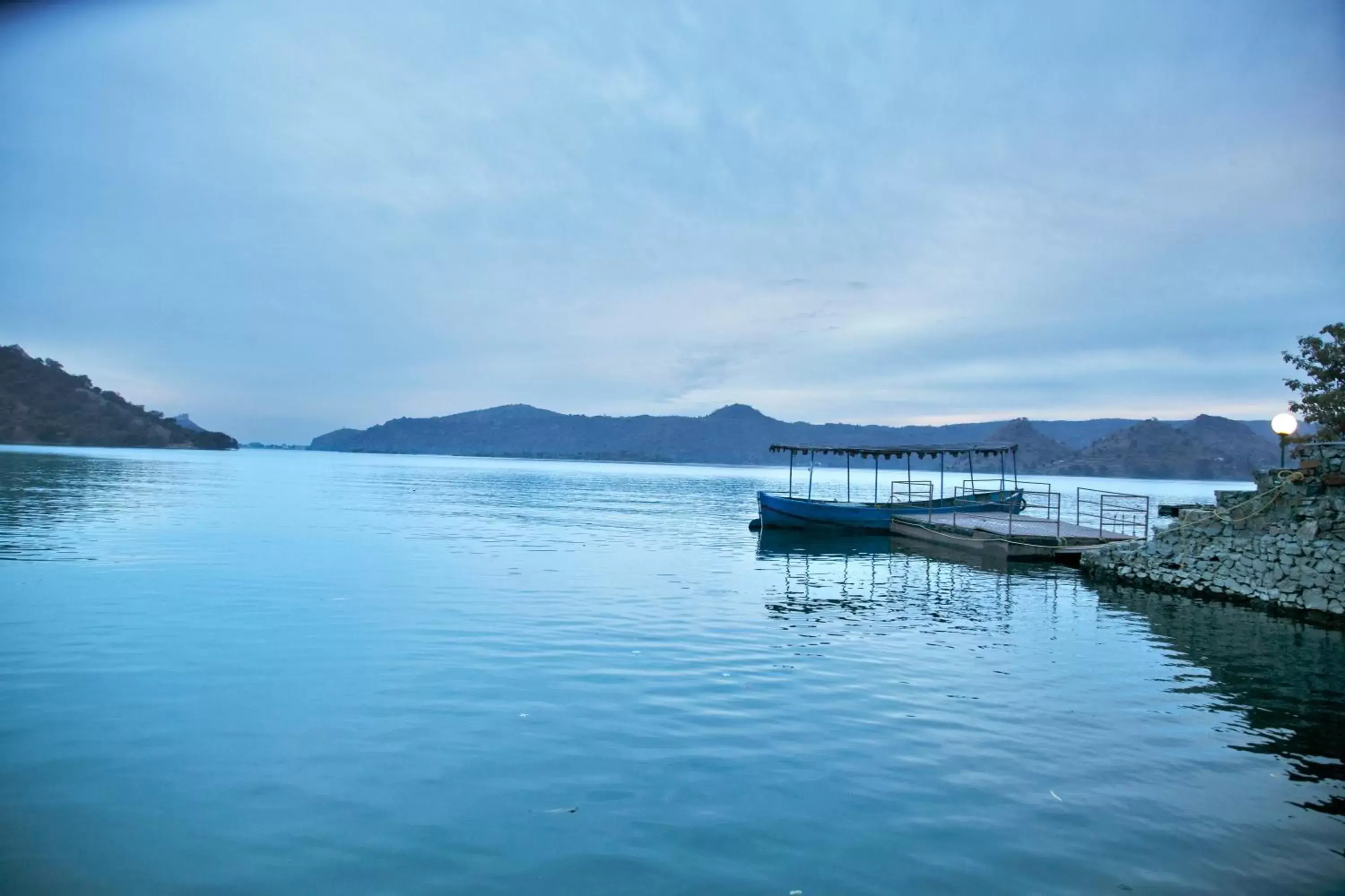 Natural landscape in Jaisamand Island Resort