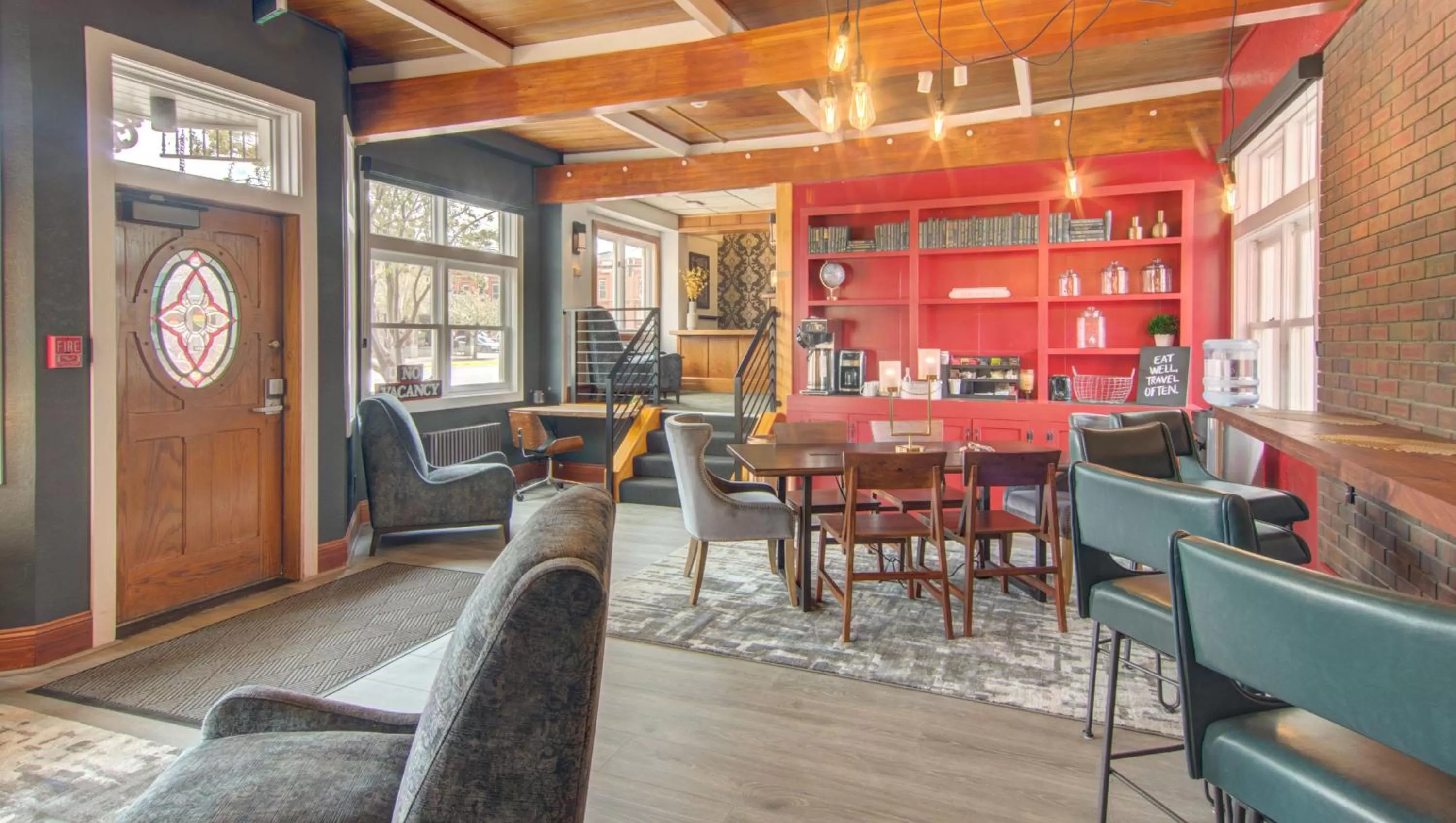 Lobby or reception in The Bristol Hotel