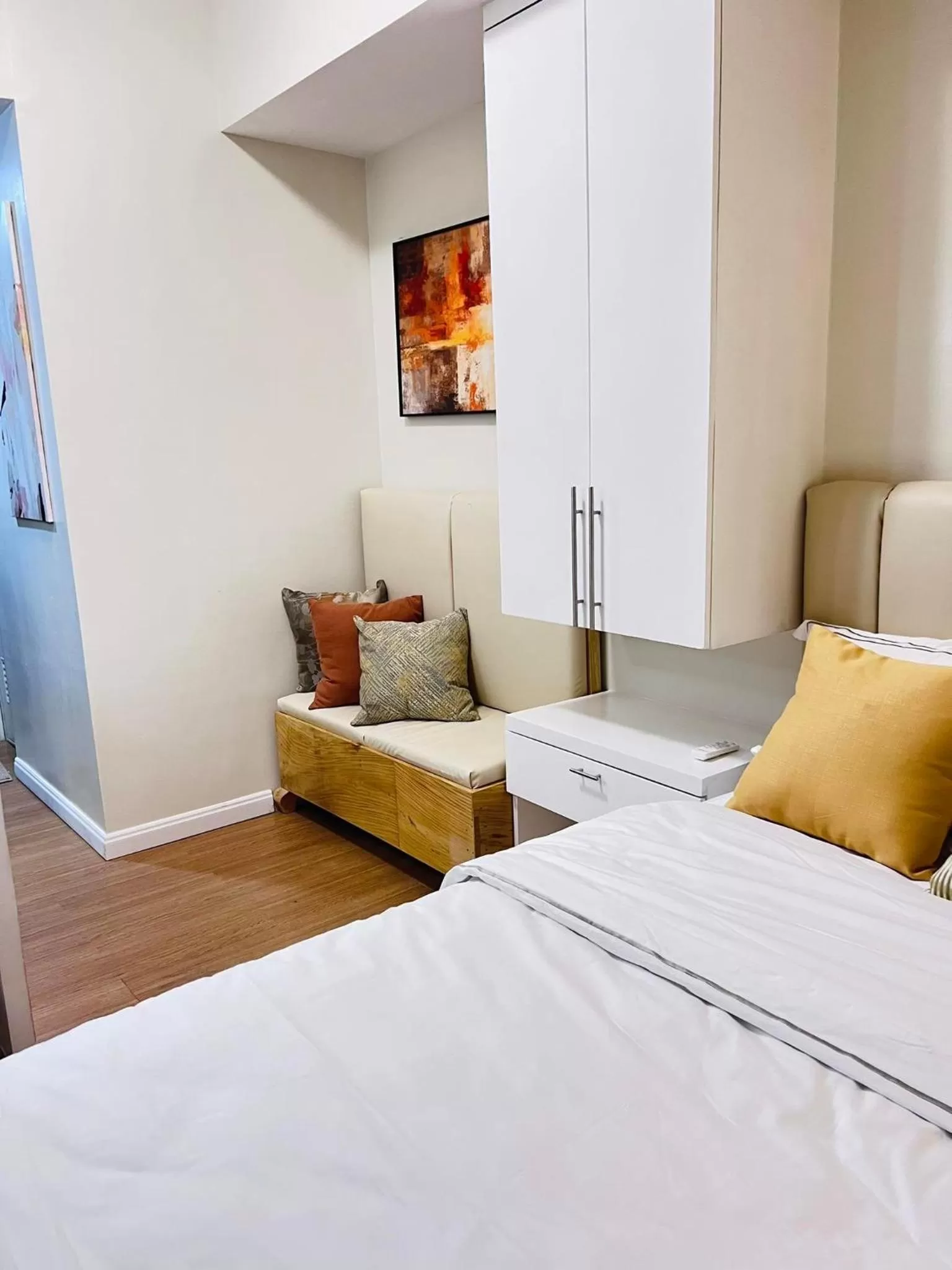 Bed in Studio with mountain view, near Limketkai mall in Prime Cagayan de Oro