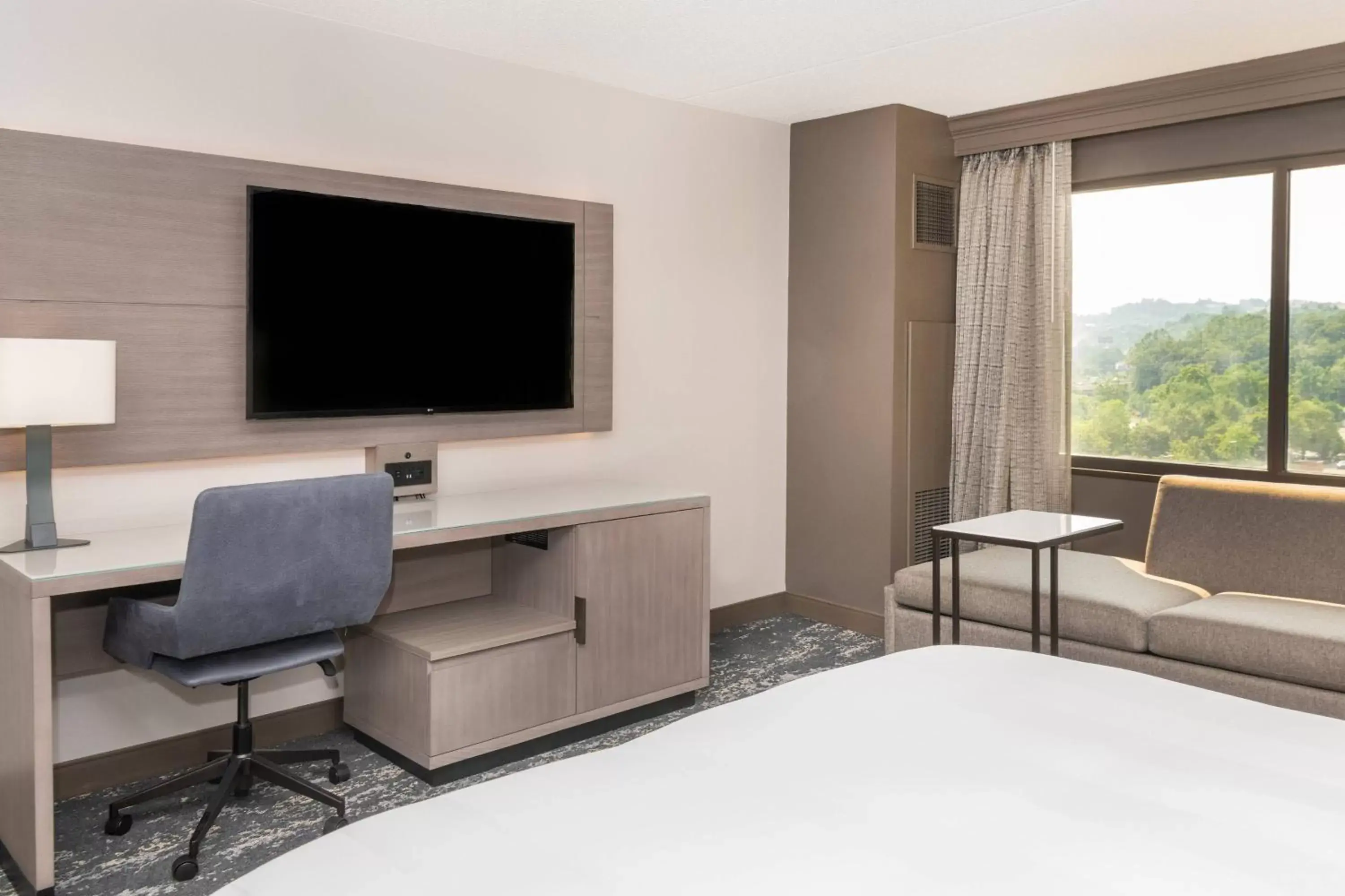 Photo of the whole room, TV/Entertainment Center in Pittsburgh Airport Marriott