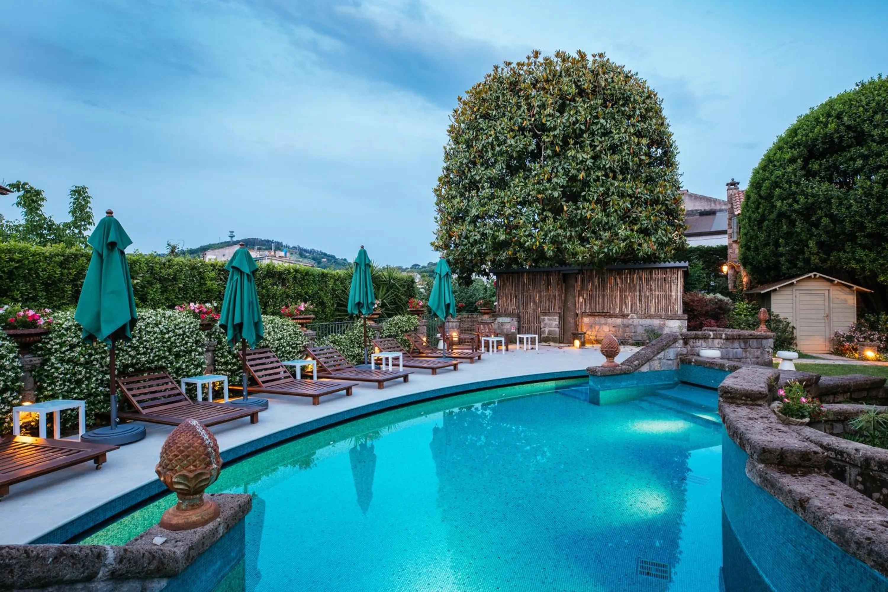 Swimming pool in Boutique Hotel Don Alfonso 1890