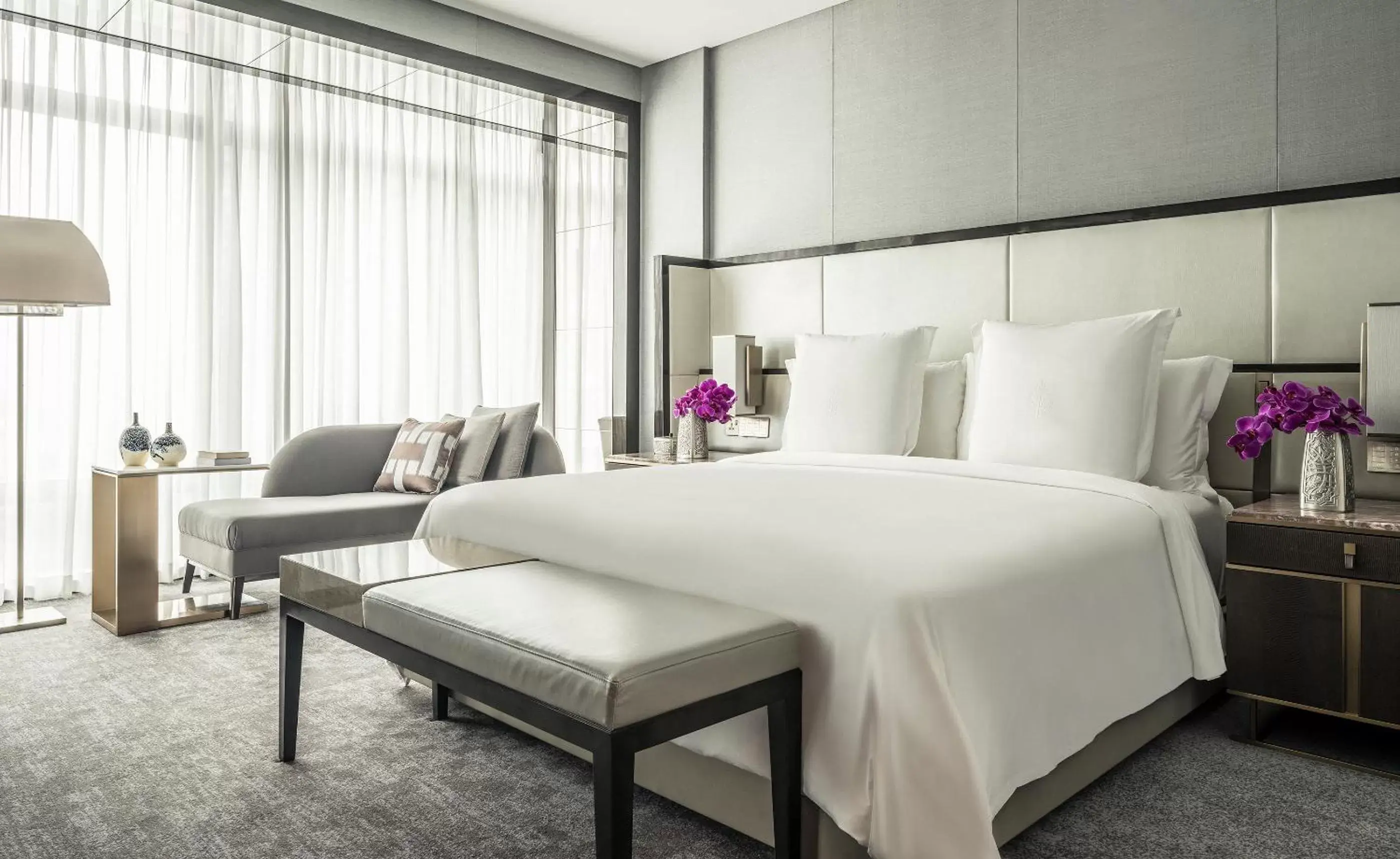 Bedroom, Bed in Four Seasons Hotel Kuala Lumpur