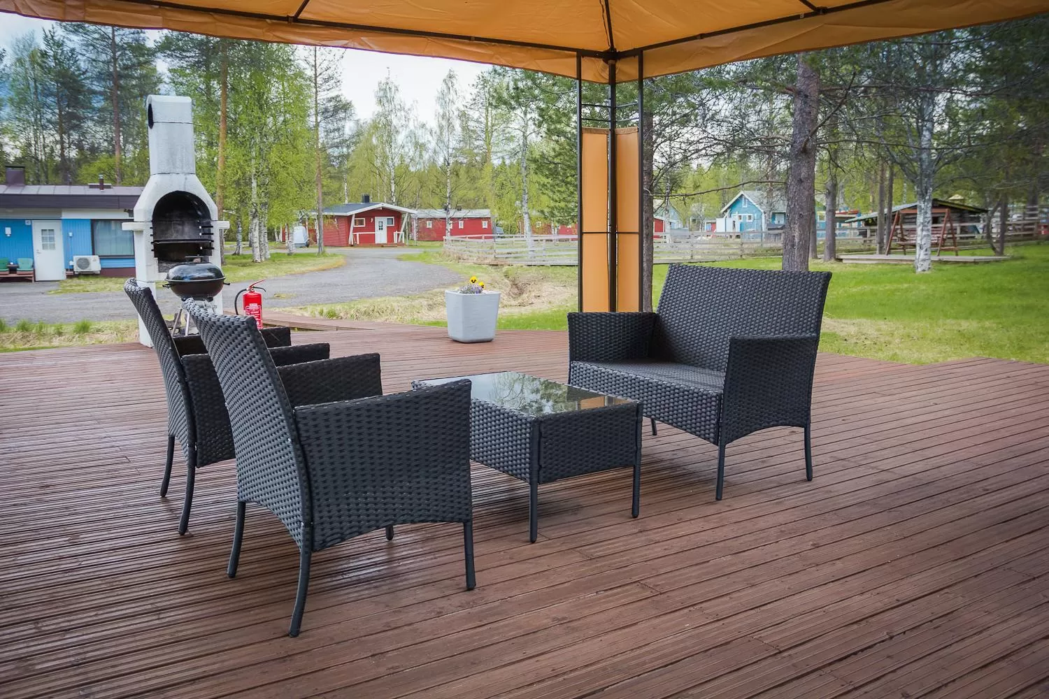 BBQ facilities in Motelli Rovaniemi