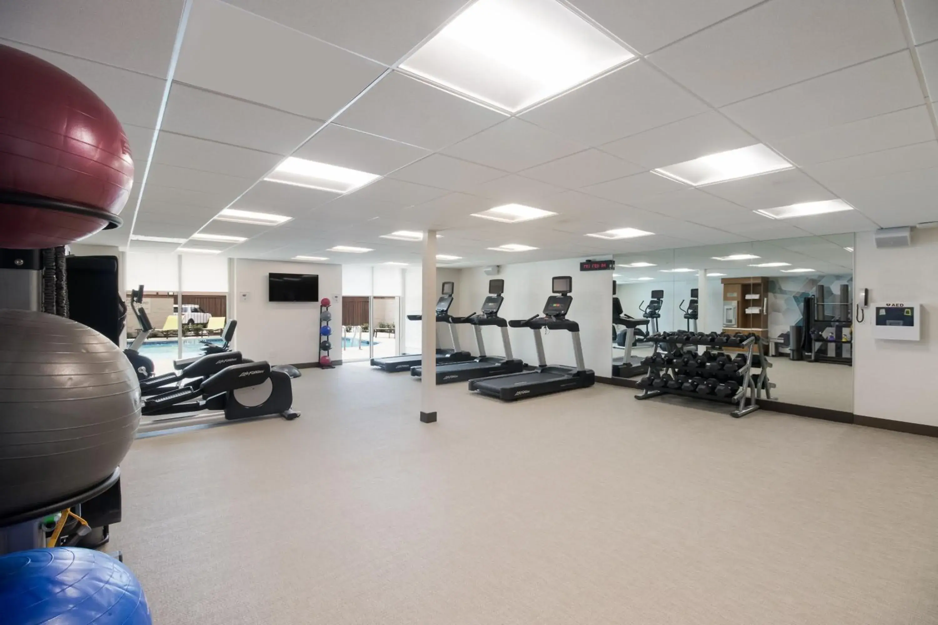 Fitness centre/facilities, Fitness Center/Facilities in SpringHill Suites by Marriott Dallas NW Highway at Stemmons / I-35East