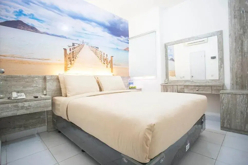 Bed in De Green Inn at Aeropolis Bed in De Green Inn at Aeropolis