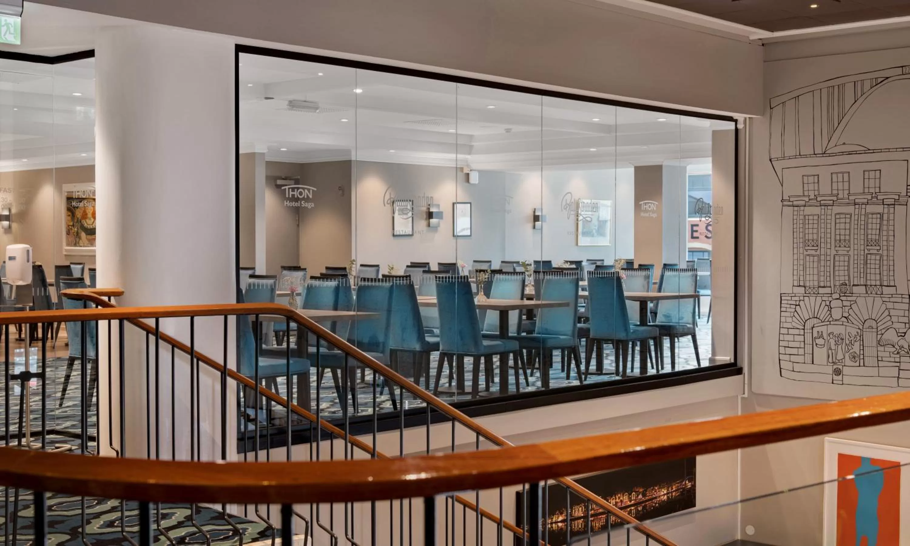 Restaurant/places to eat in Thon Partner Hotel Saga