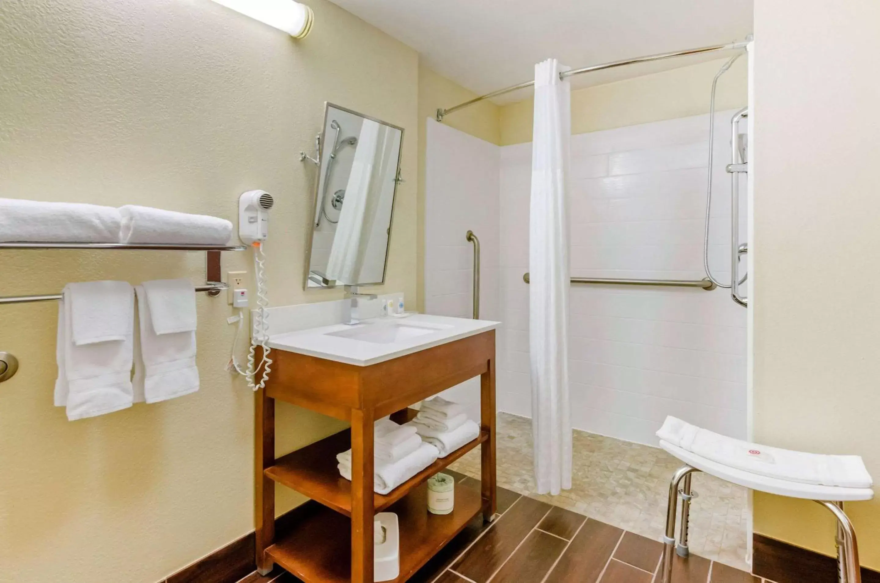 Bathroom in Comfort Suites Abingdon I-81