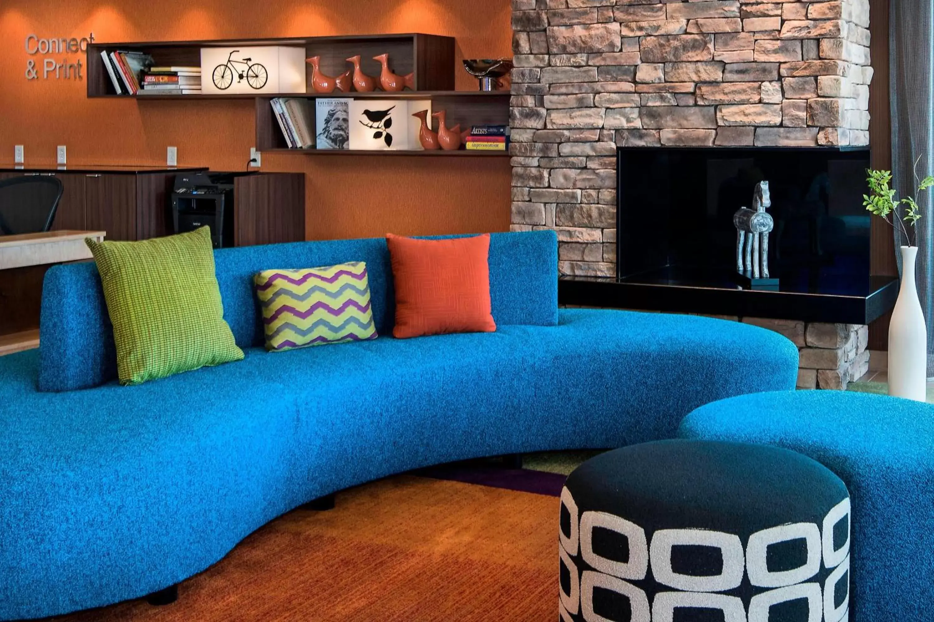 Lobby or reception, Seating Area in Fairfield Inn & Suites by Marriott Little Rock Benton