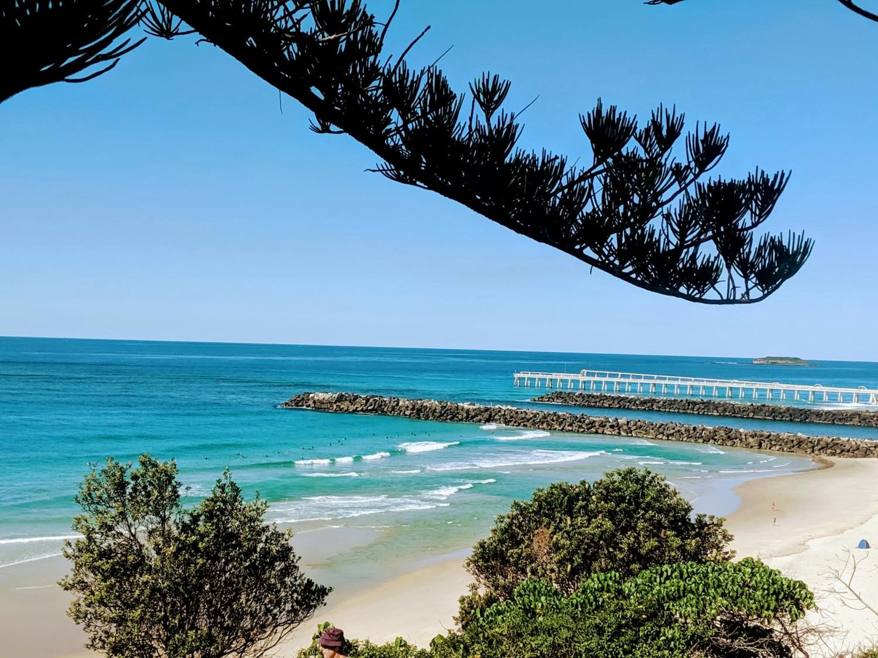 Beach in City Lights Motel