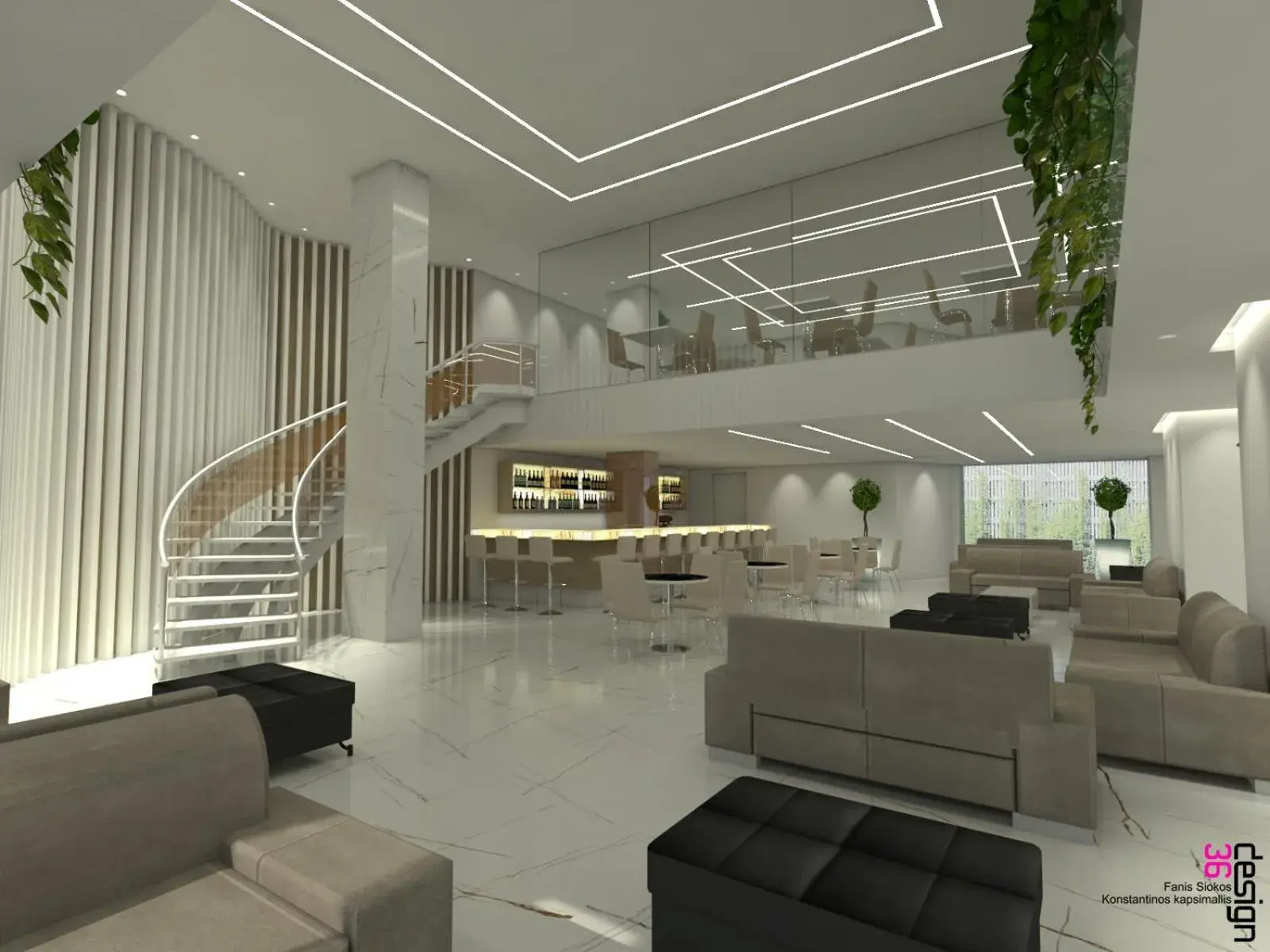Lobby or reception, Seating Area in International Atene hotel