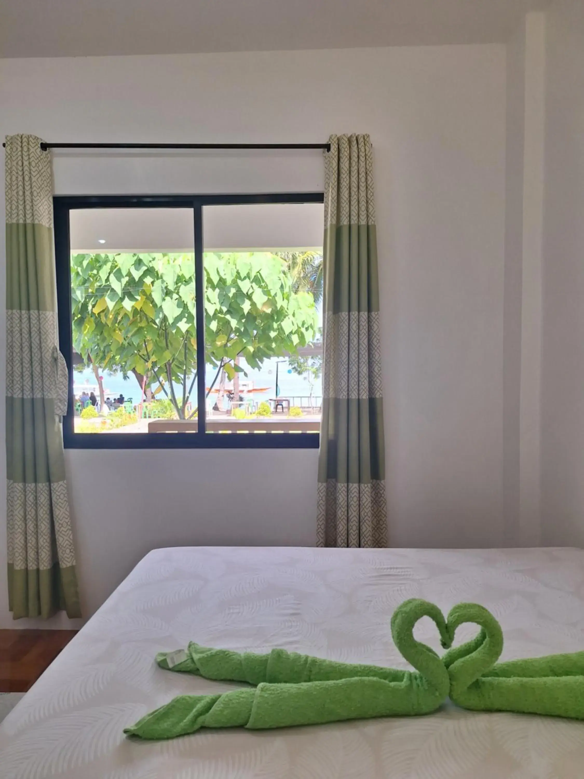 View (from property/room), Bed in Island Front - Bangcogon Resort and Restaurant
