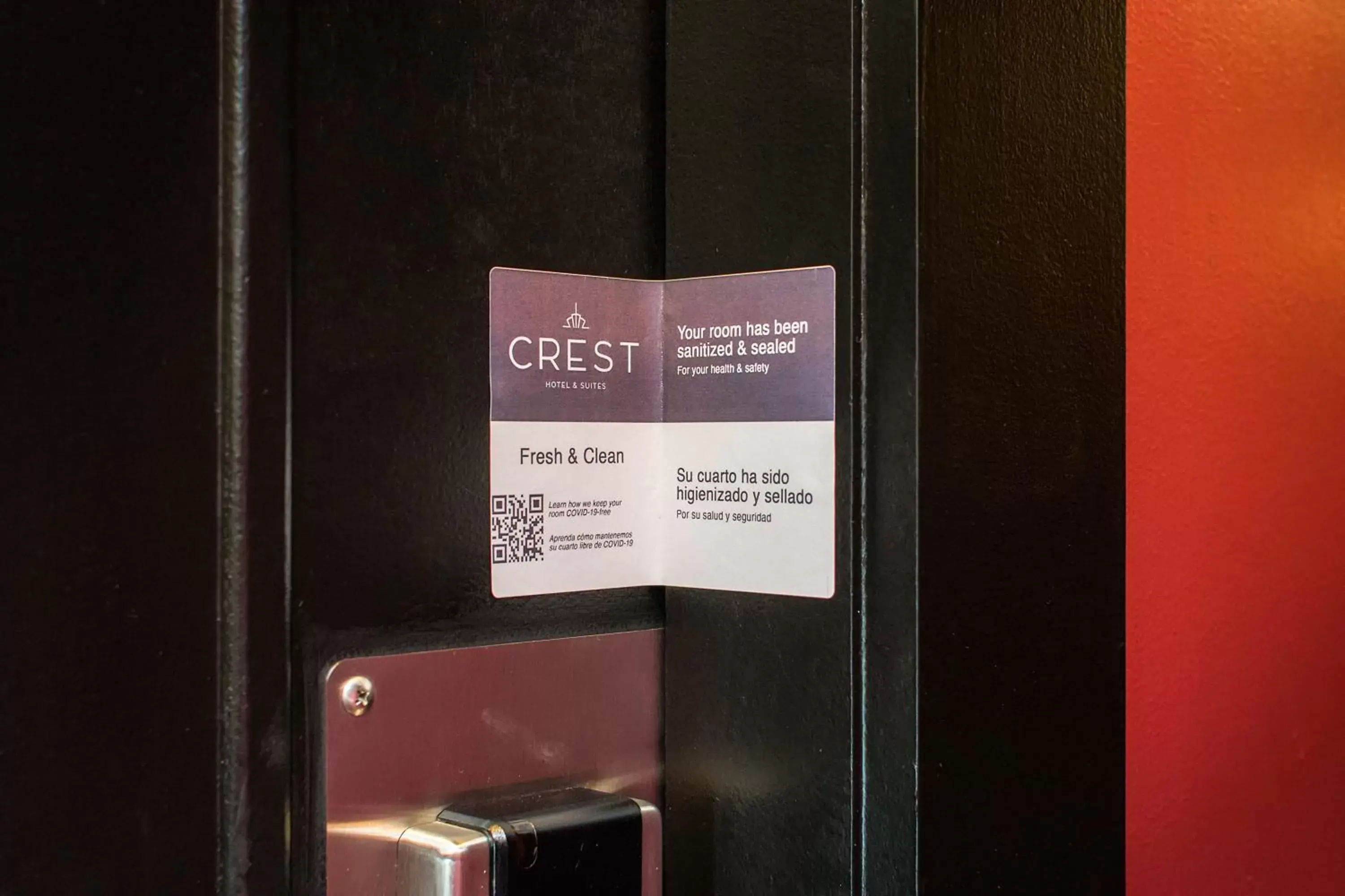 Logo/Certificate/Sign in Crest Hotel Suites