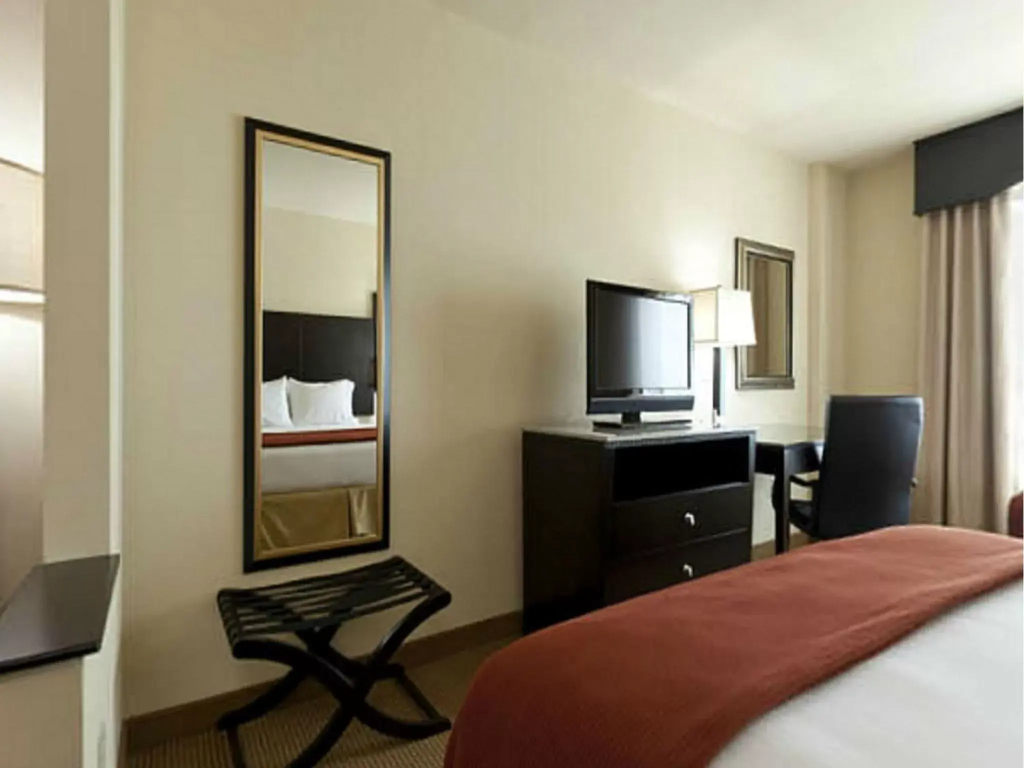 Bed, TV/Entertainment Center in Holiday Inn Express-International Drive, an IHG Hotel